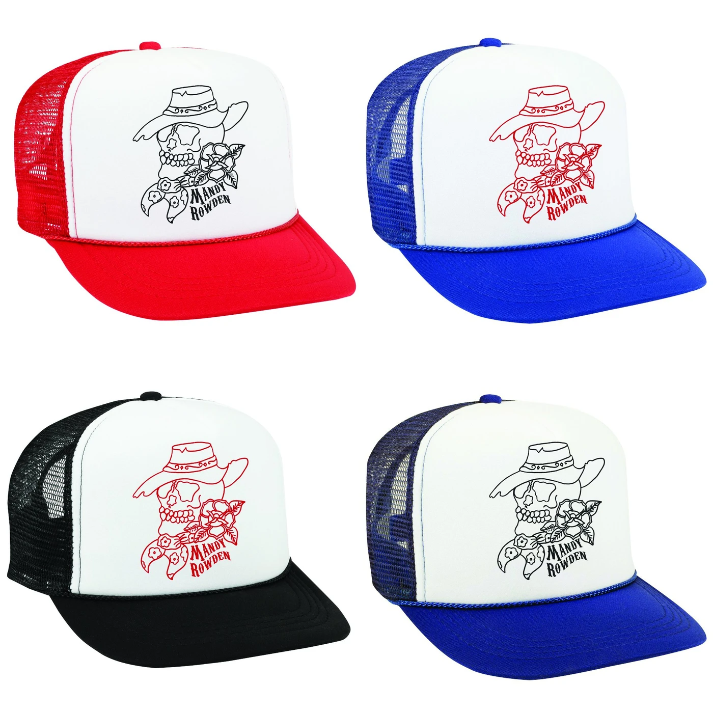 Mandy Rowden - Skull Trucker Hat
