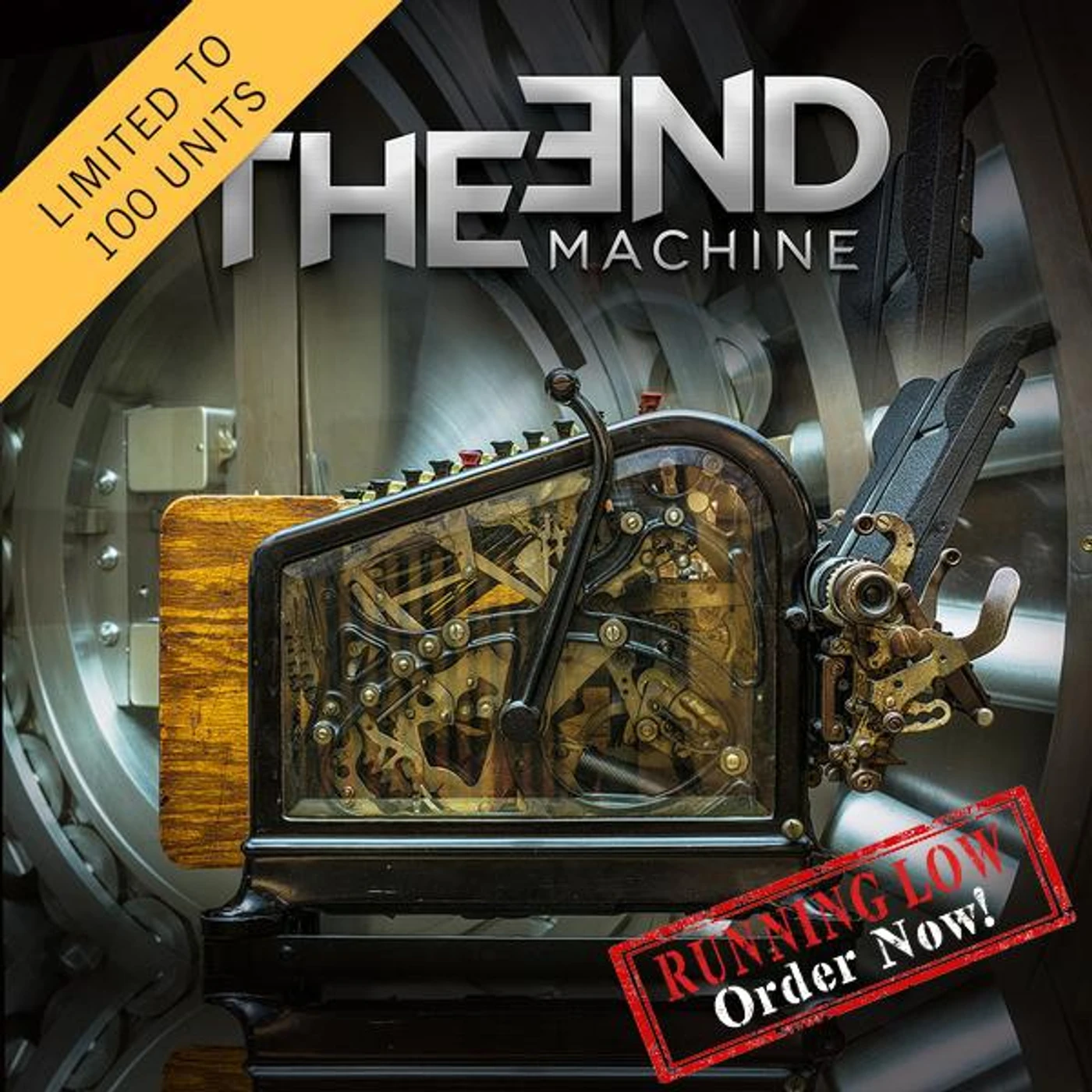 Frontiers The End Machine - Signed Silver Color Vinyl