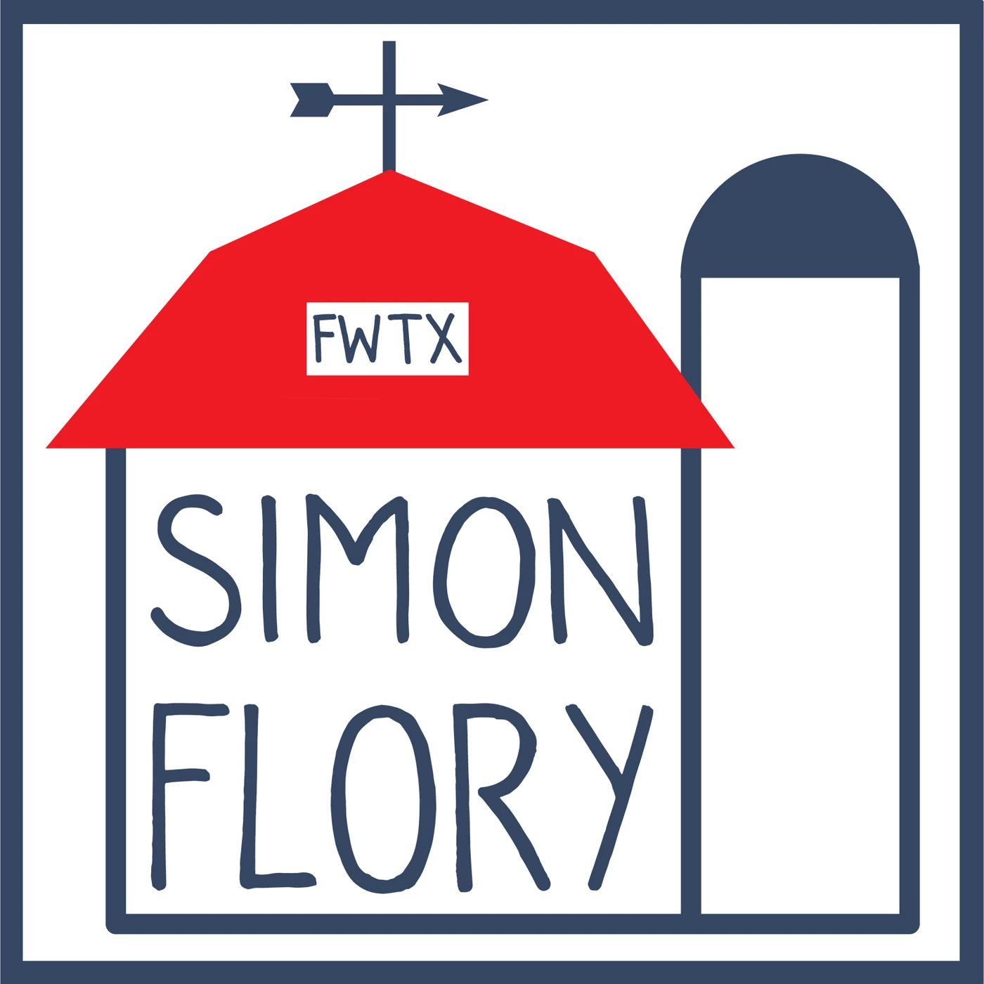 Simon Flory - Feed Store Logo Sticker