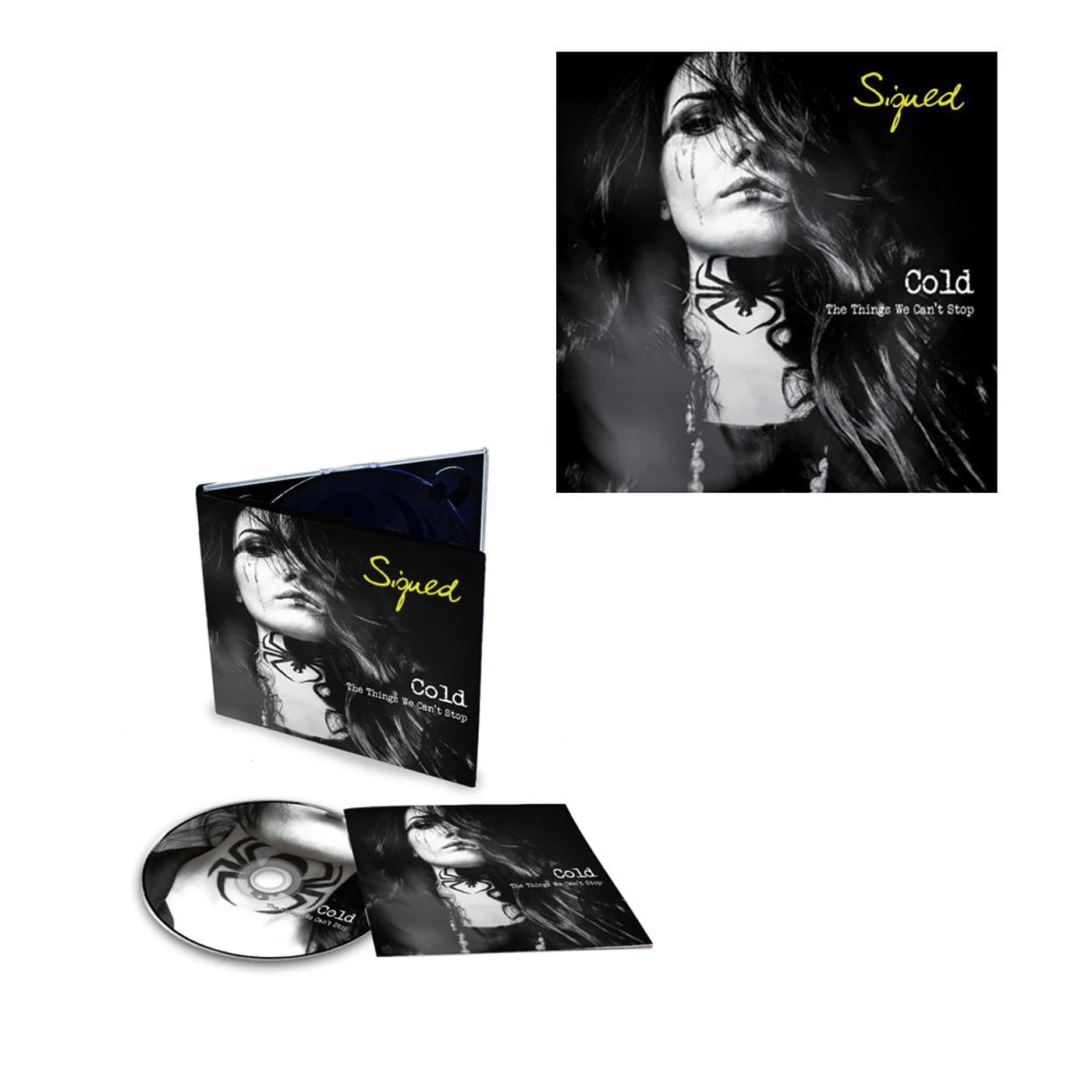 Cold - The Things We Can't Stop SIGNED CD + Poster