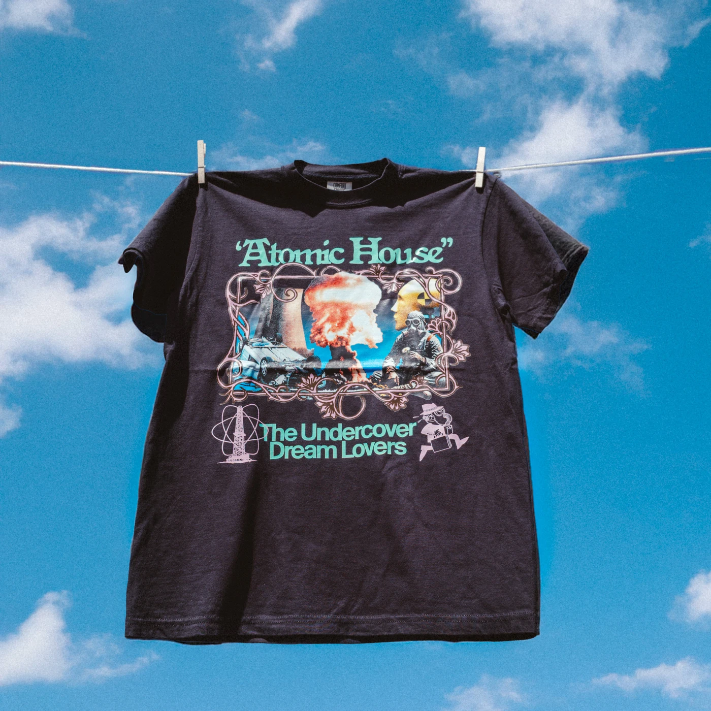 The Undercover Dream Lovers Atomic House Black Graphic Tee