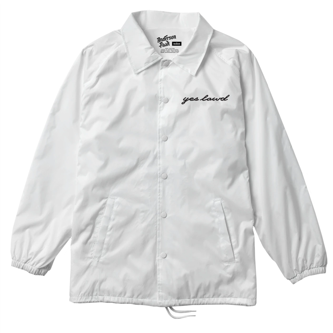 Anderson .Paak Yes Lawd Coach's Jacket