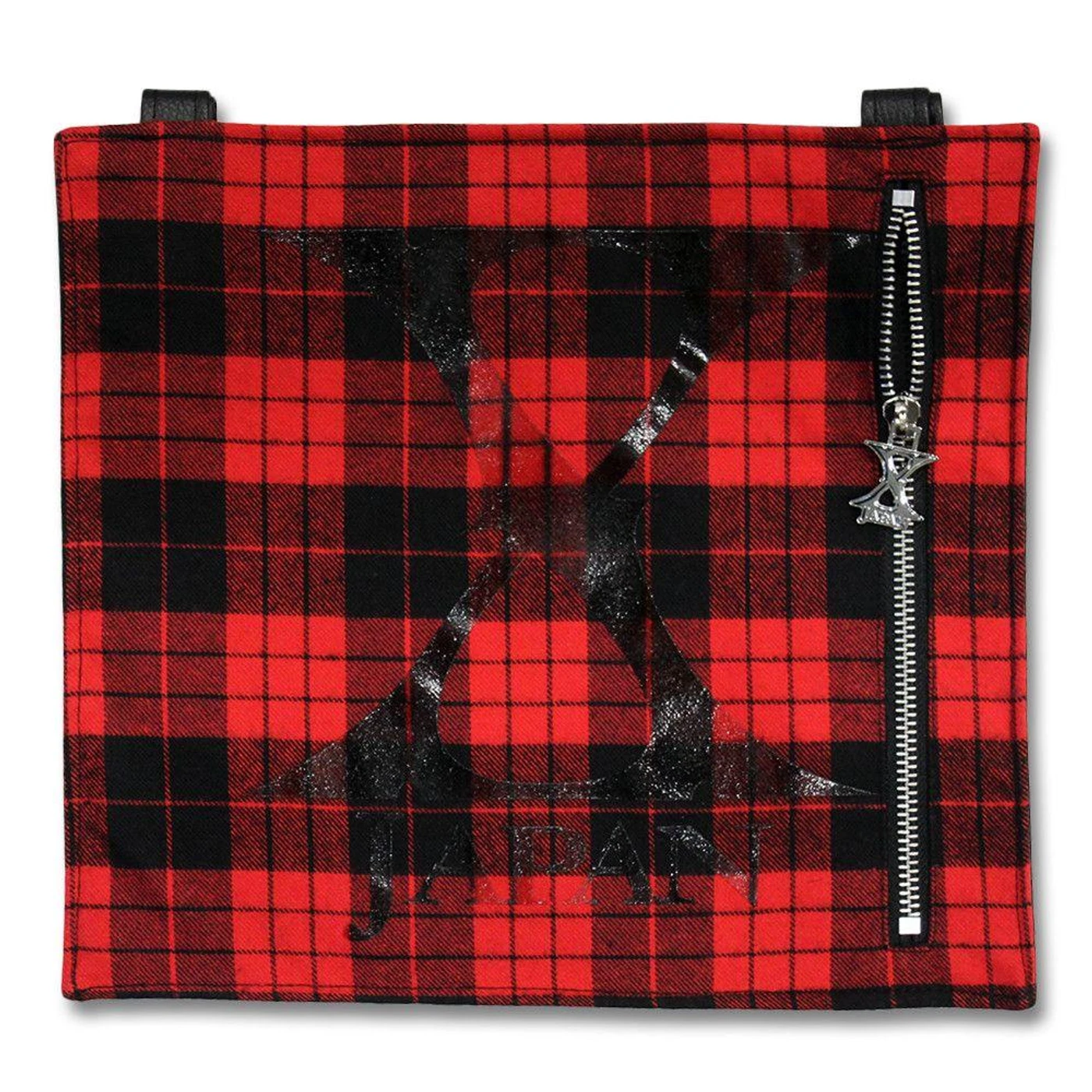 X JAPAN Plaid Bumflap