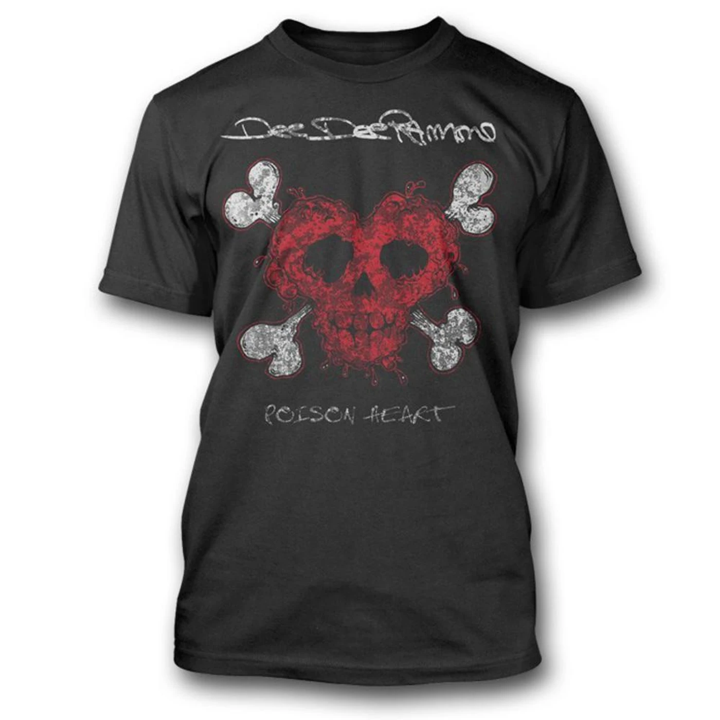 Dee Dee Ramone Distressed Poison Heart Tee