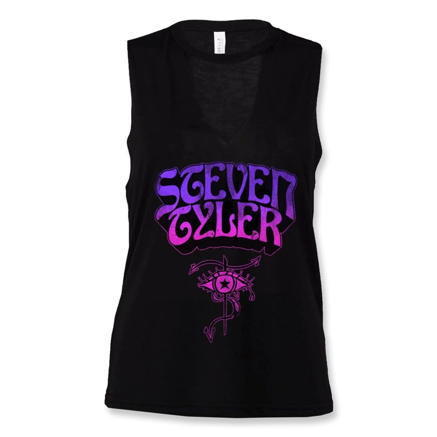 Steven Tyler BoHo Logo Ladies Cut-Neck Tank