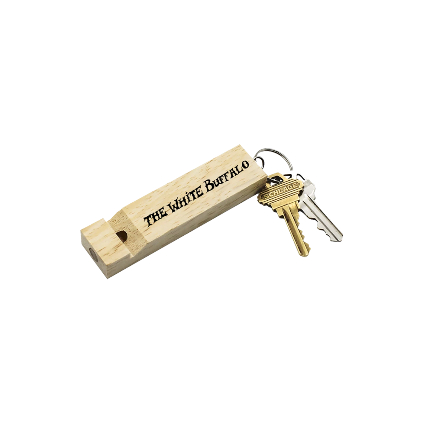 The White Buffalo Train Whistle Keychain