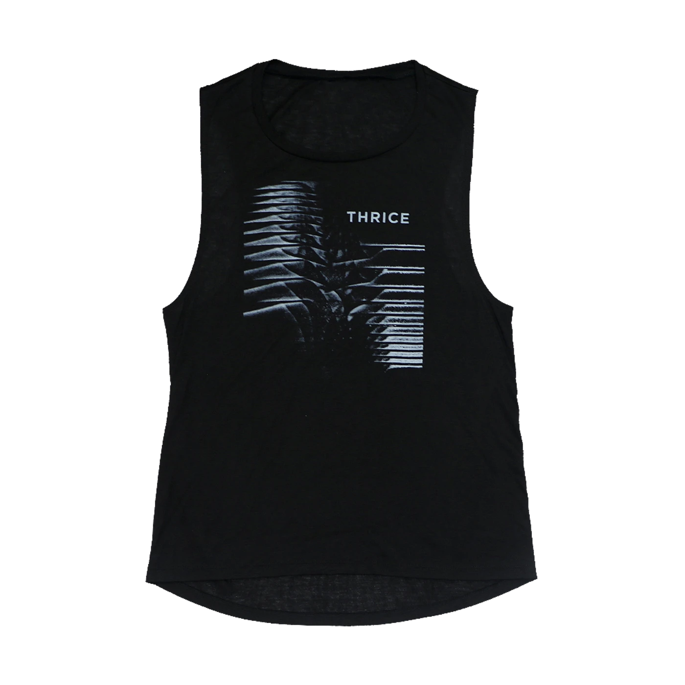 Thrice BARS LADIES BLACK TANK TOP