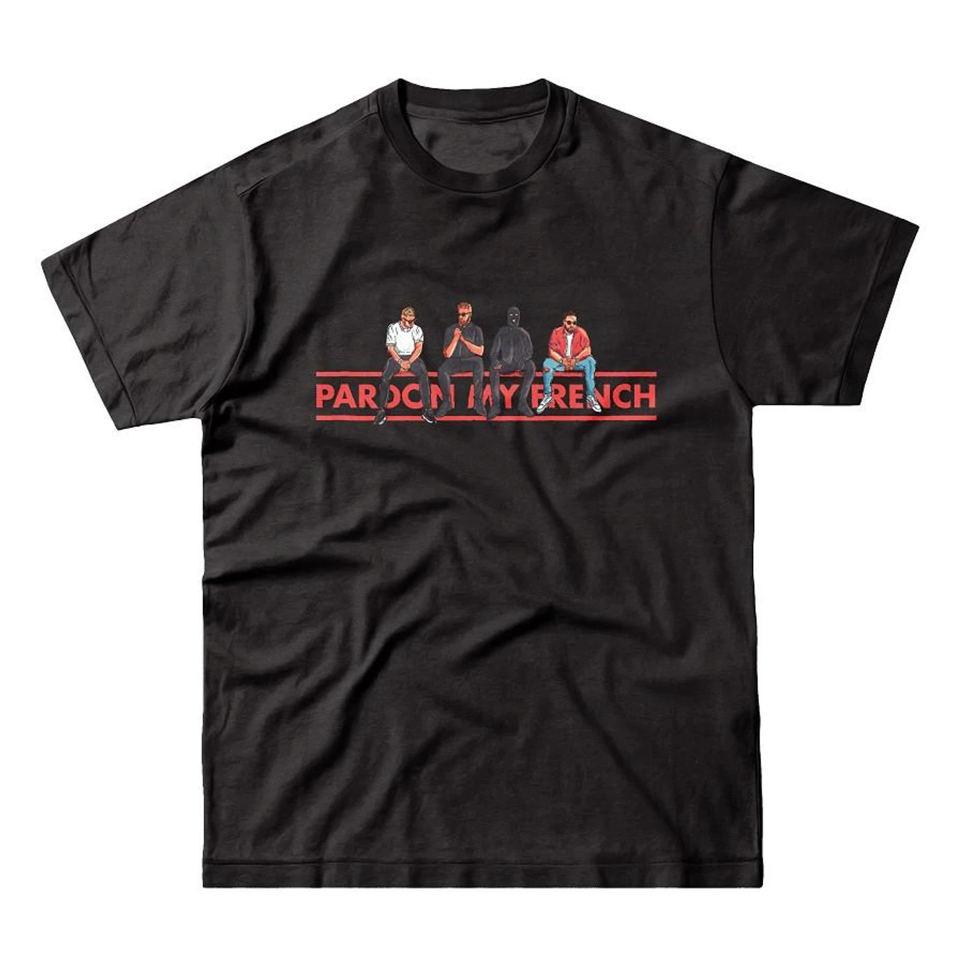 Pardon My French Black Tshirt Crew Edition