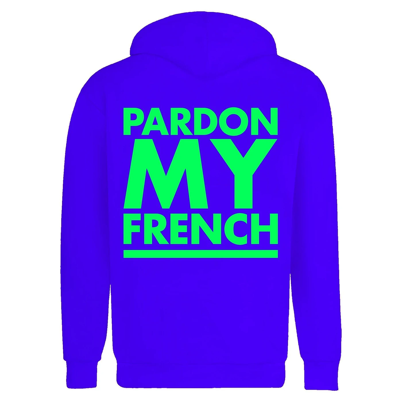 Pardon My French HOODIE PMF CLASSIC LOGO BLUE