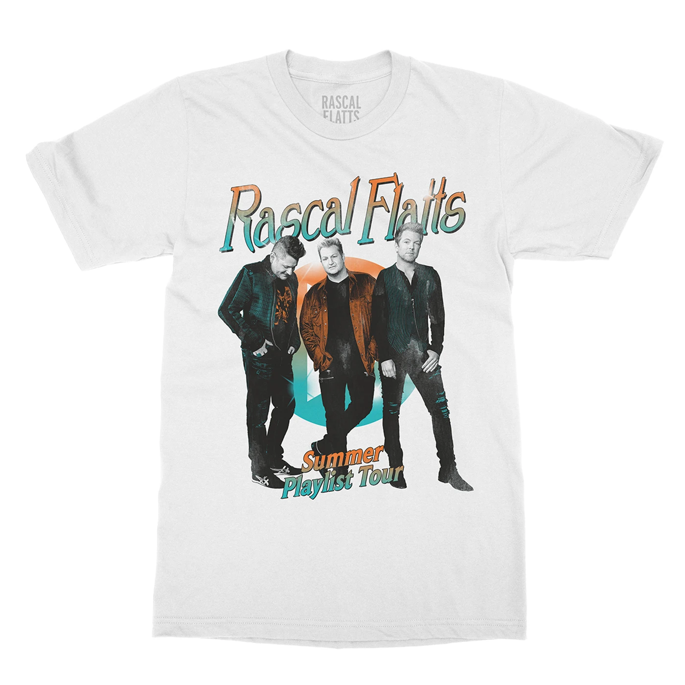 Rascal Flatts Sunset Ombre Photo T-Shirt