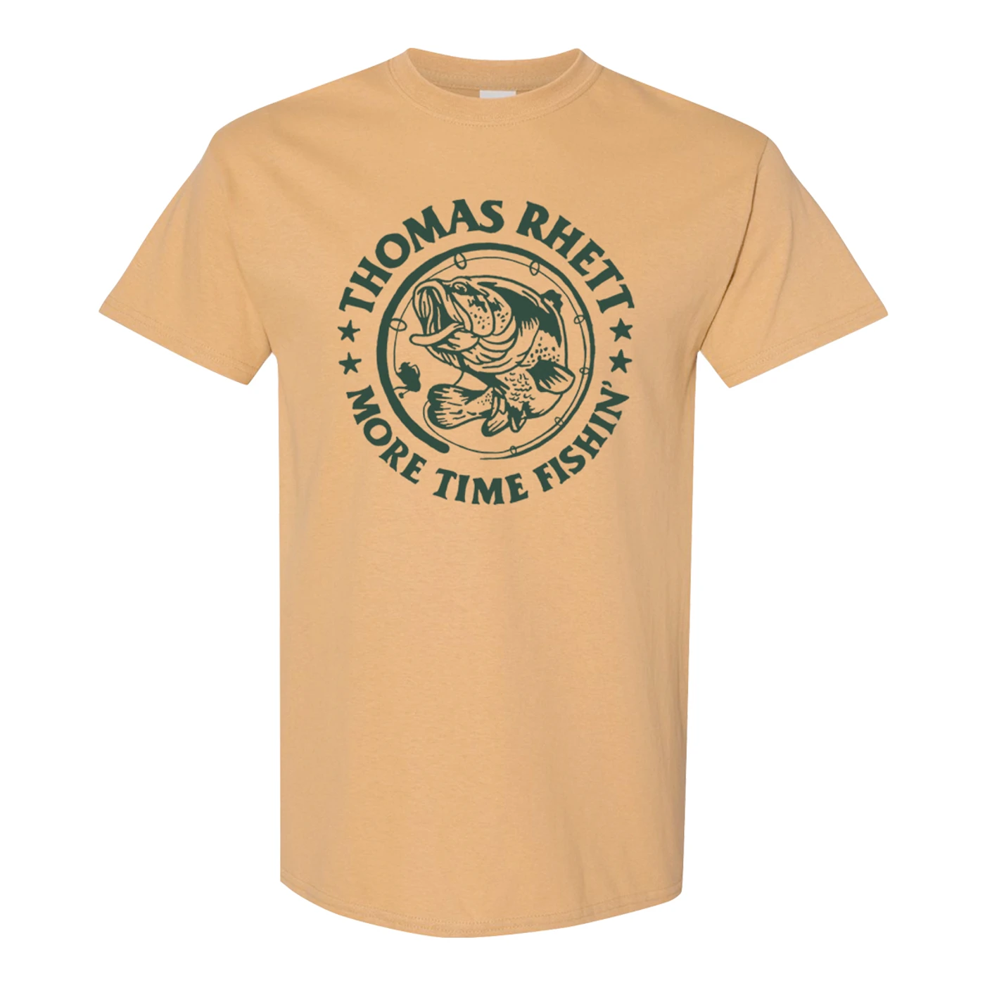 Thomas Rhett More Time Fishin' Yellow T-Shirt