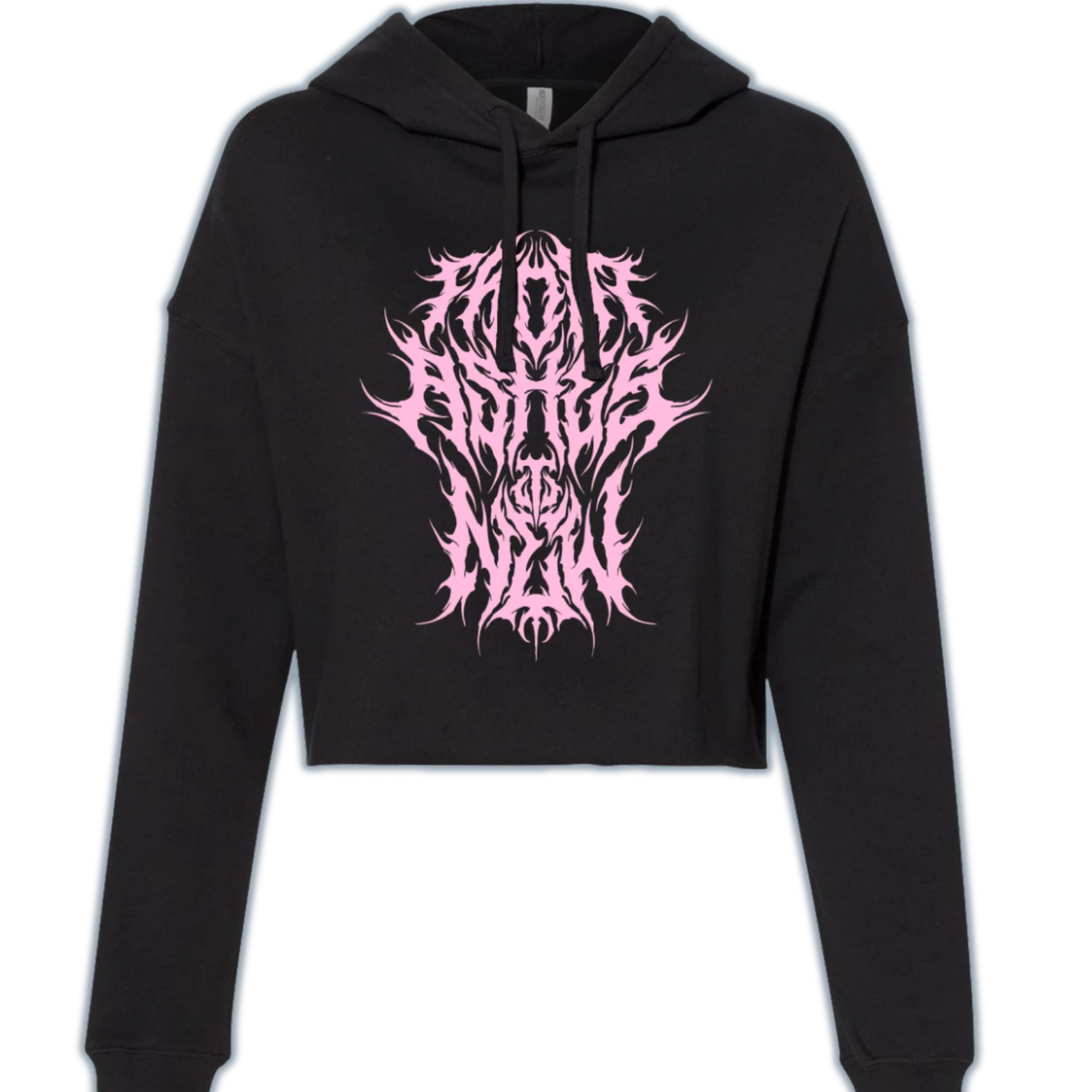 From Ashes to New Death Metal Crop Hoodie