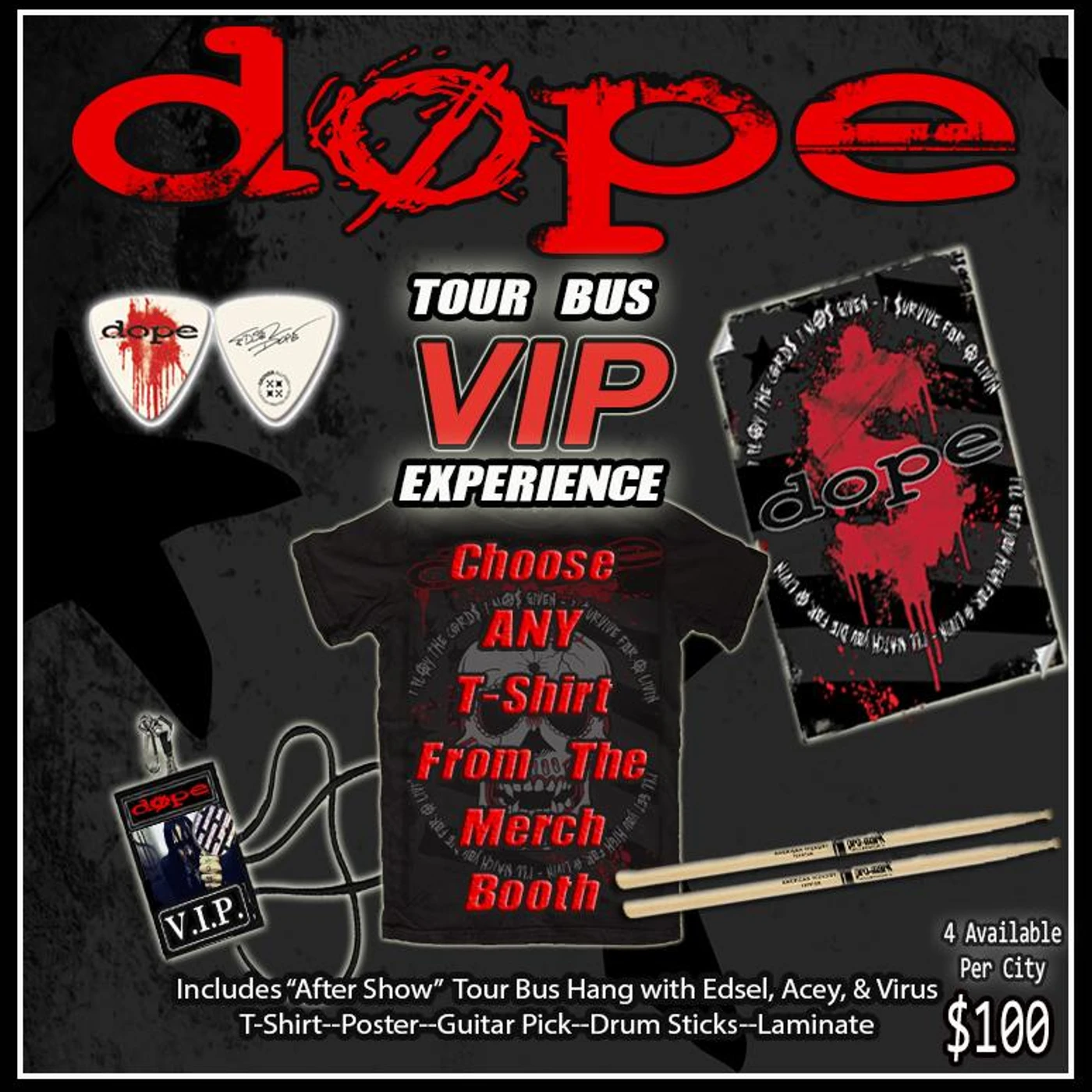 DOPE After Show Tour Bus Hang with Edsel, Virus, and Acey