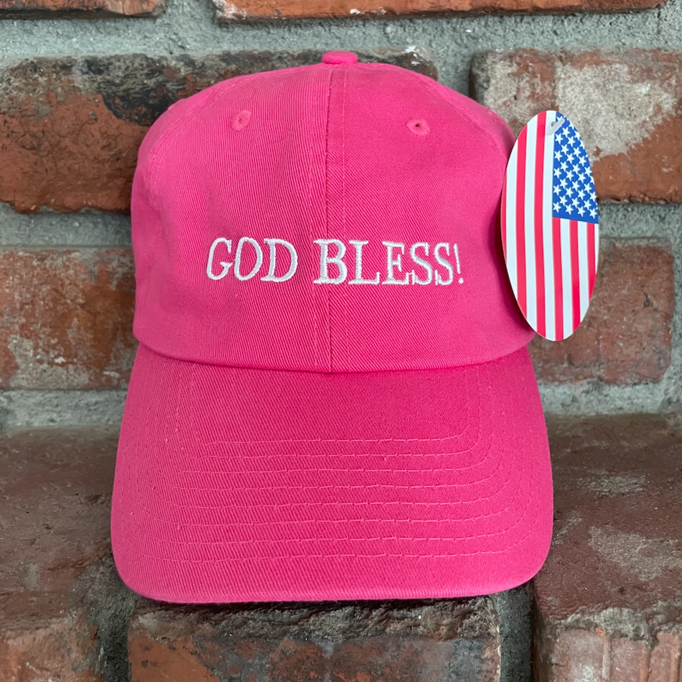 An0maly Pink God Bless! Hat