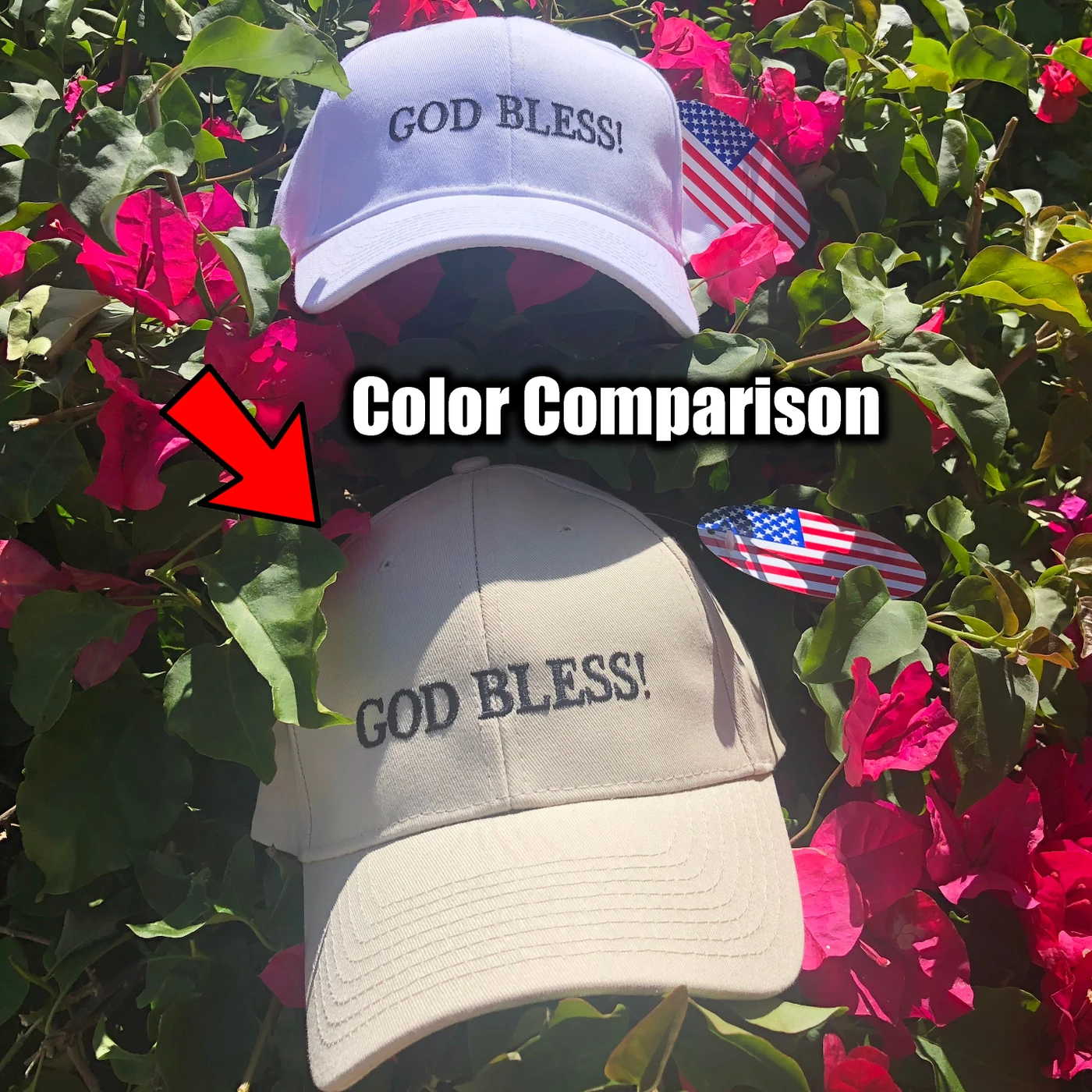 An0maly God Bless! Stone-Colored / Cream-Colored Hat!