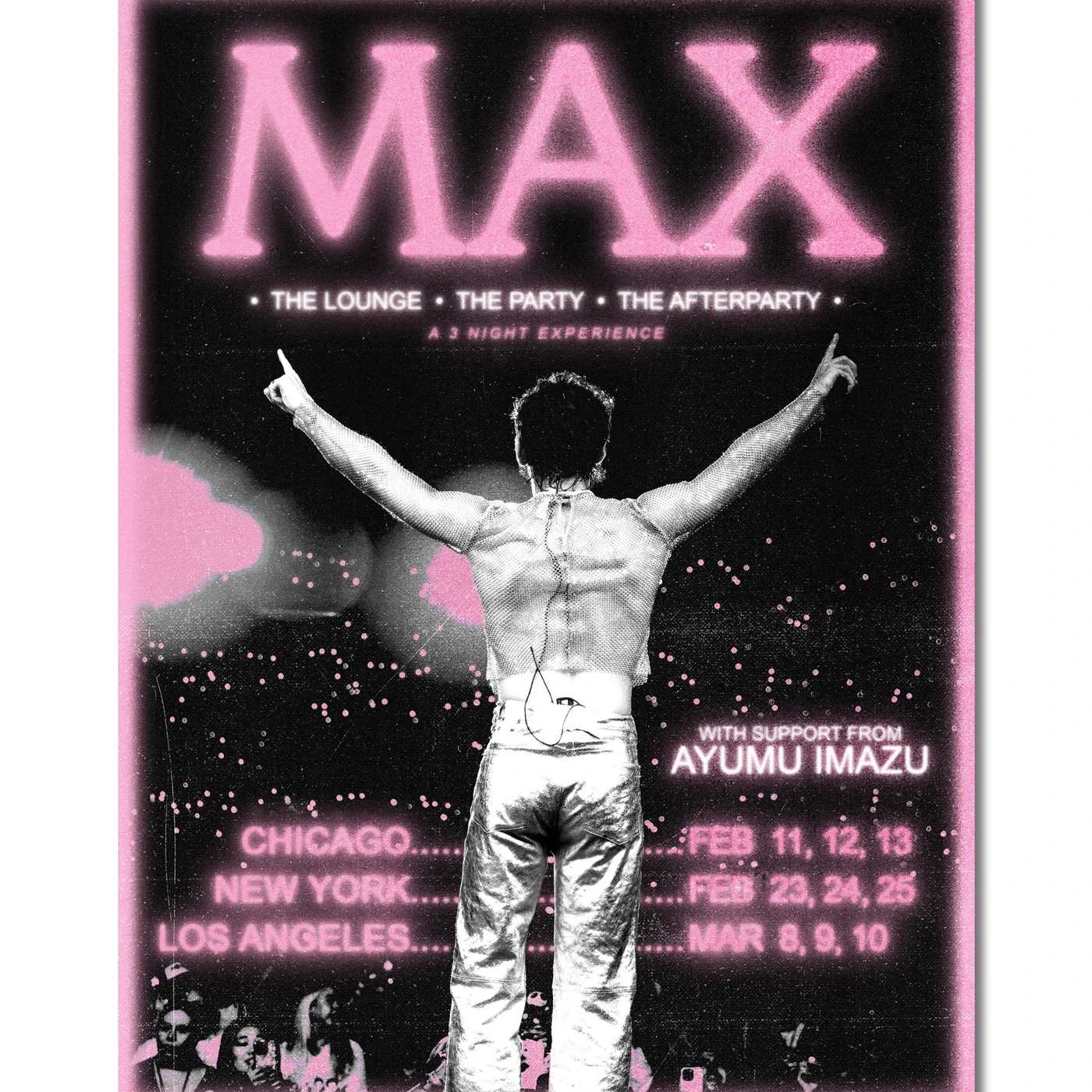 MAX 3 NIGHTS TOUR POSTER