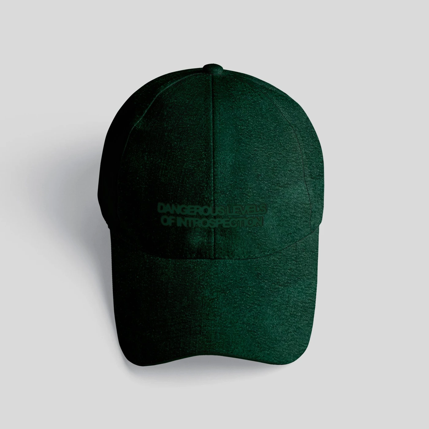 JP Saxe DANGEROUS LEVELS OF INTROSPECTION FOREST GREEN DAD HAT
