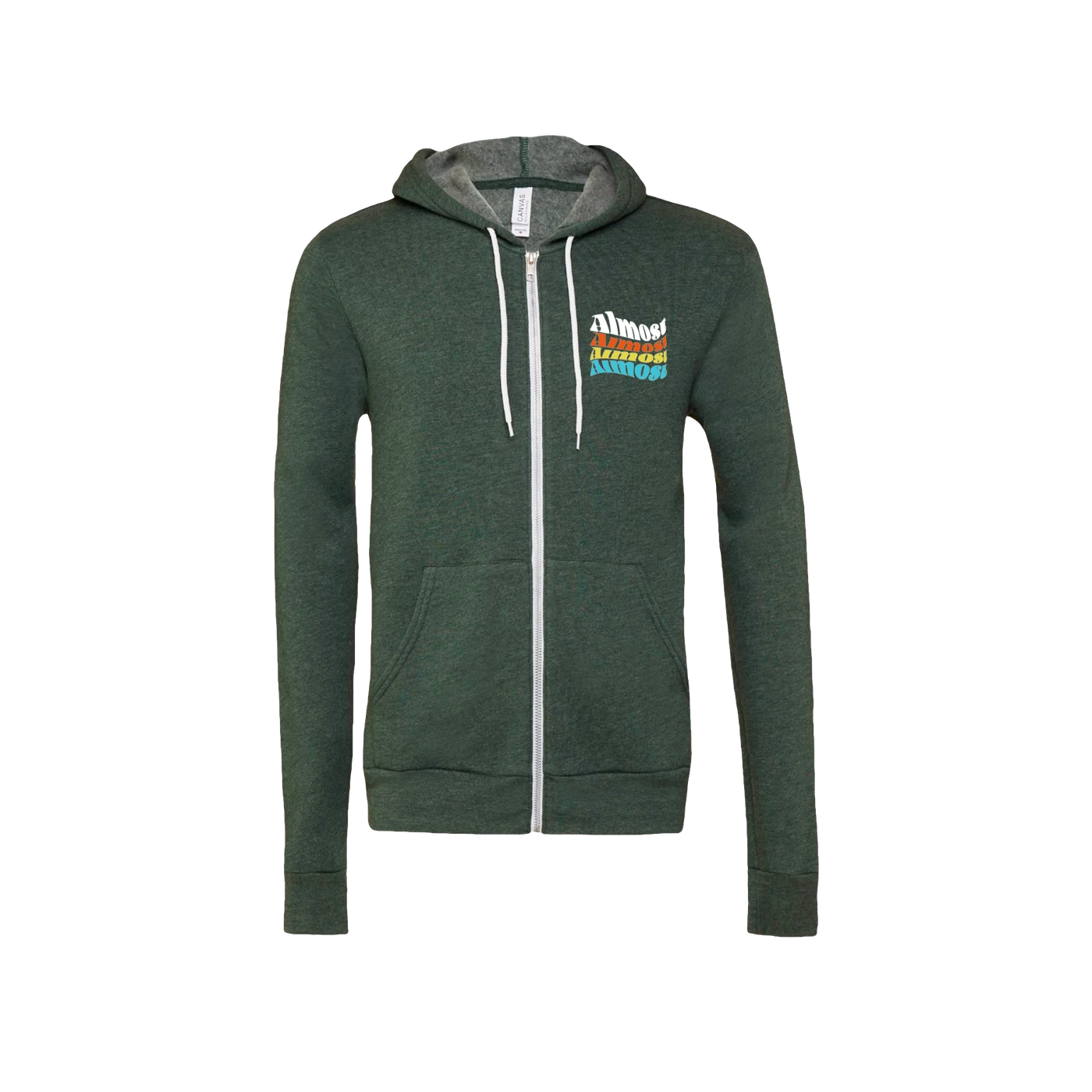 Joe Russo's Almost Dead Almost Wavy Zip Hoodie (Heather Forest)