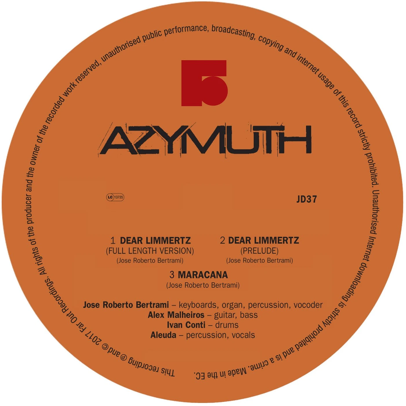 Azymuth - Dear Limmertz / Maracana [2017]
