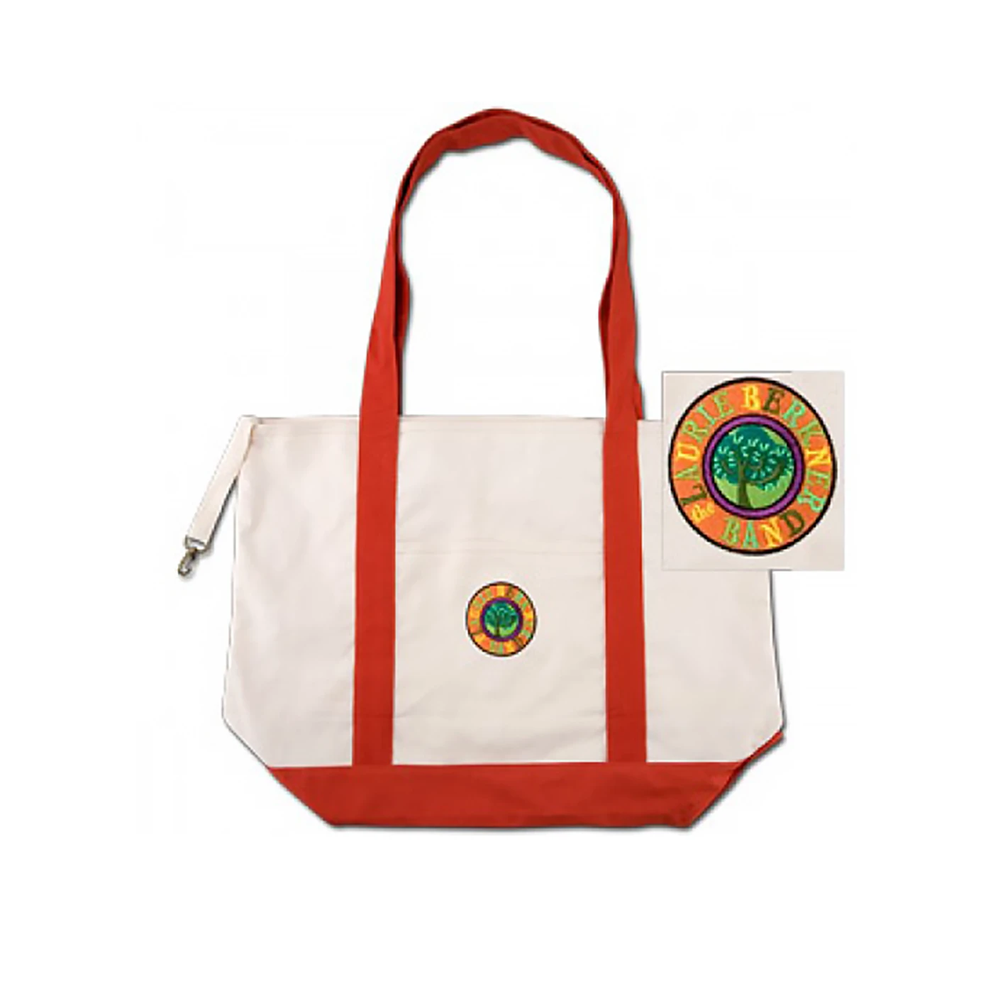 Laurie Berkner Band Logo Natural/Orange - Tote Bag