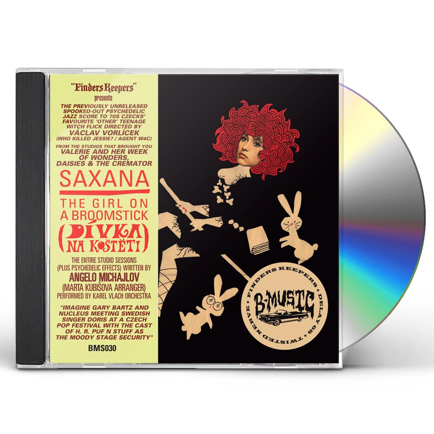 Angelo Michajlov SAXANA: THE GIRL ON A BROOMSTICK / Original Soundtrack CD