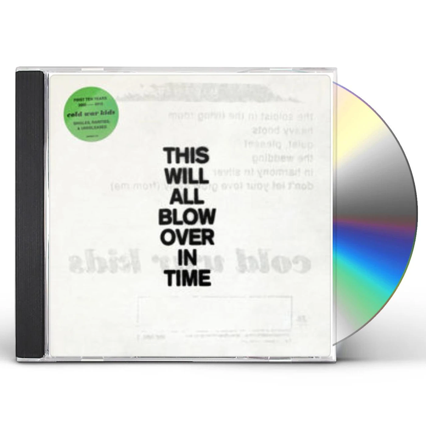Cold War Kids THIS WILL ALL BLOW OVER IN TIME CD