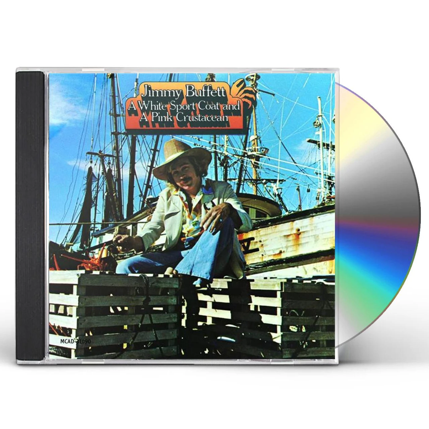 Jimmy Buffett WHITE SPORT COAT & A PINK CRUSTACEAN CD