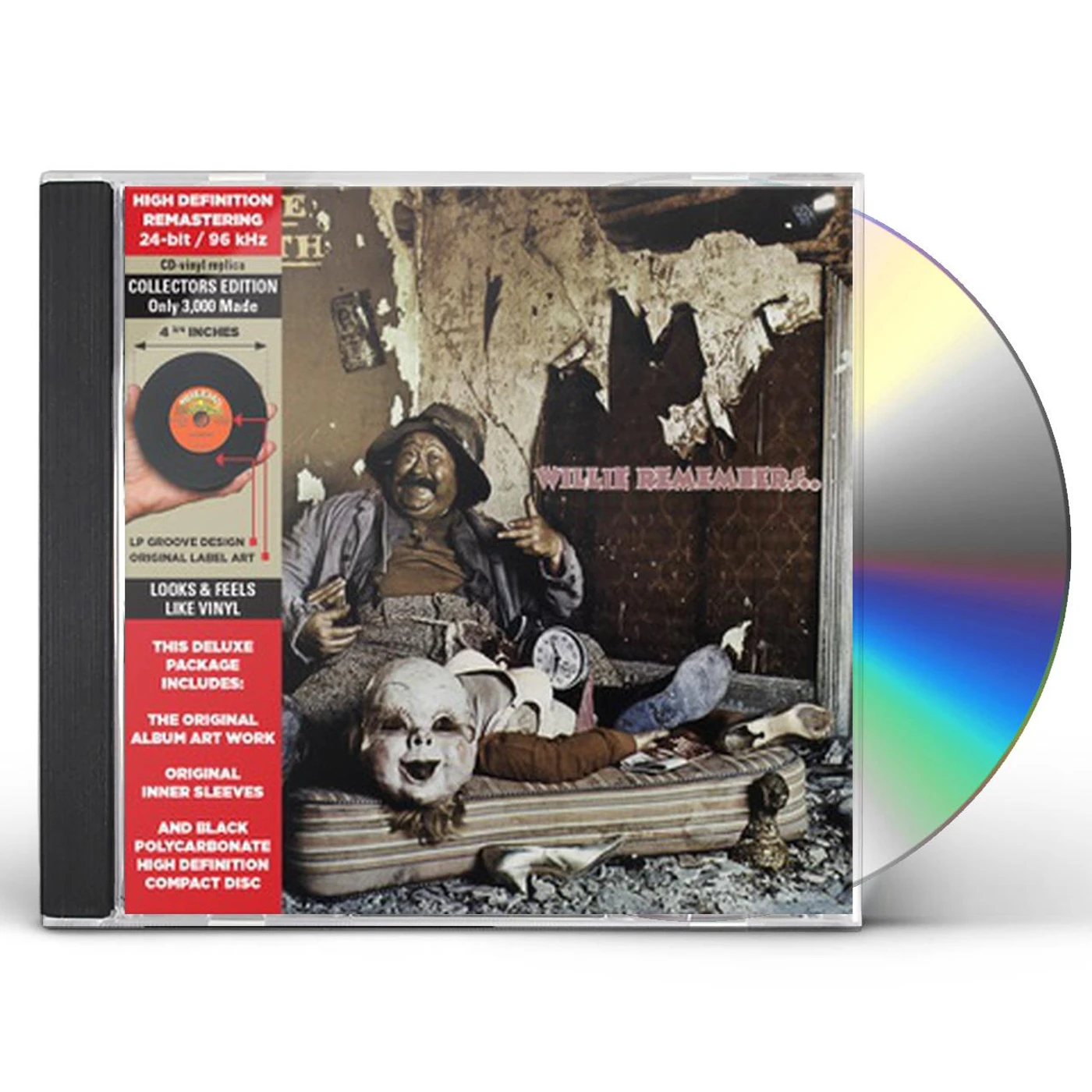 Rare Earth WILLIE REMEMBERS - DELUXE CD-VINYL REPLICA 2017 CD