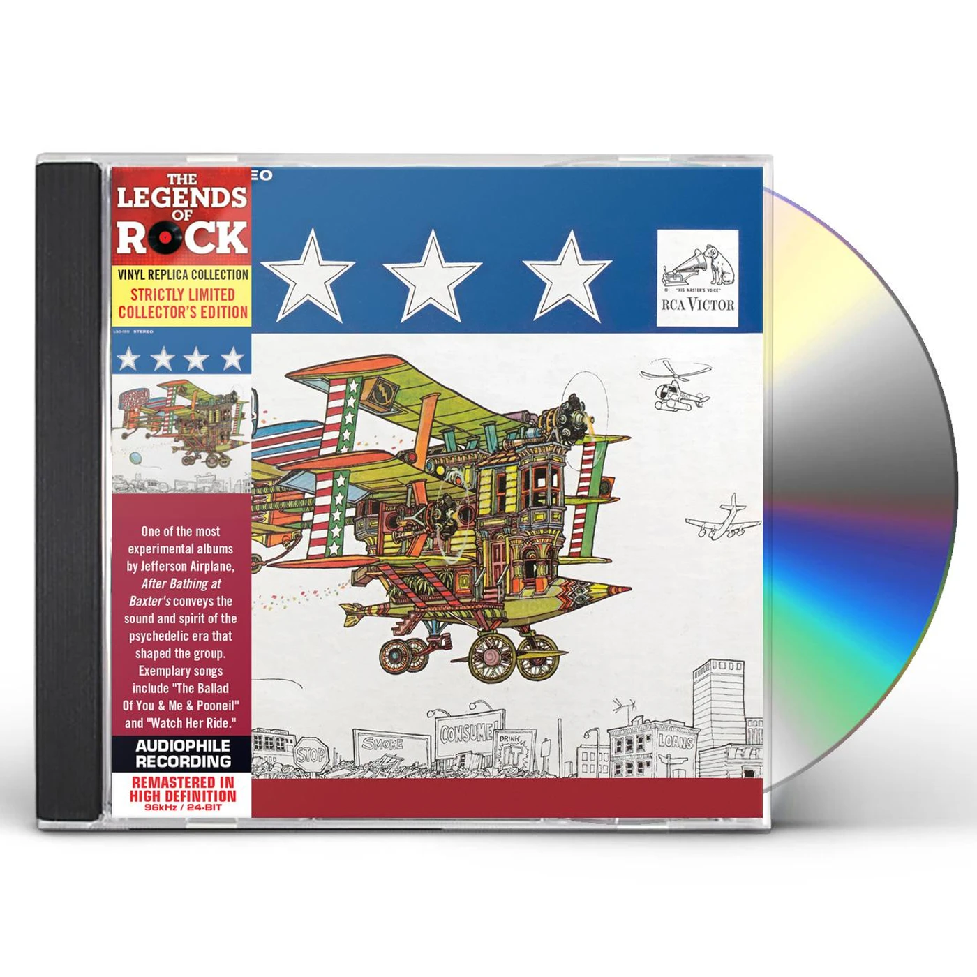 Jefferson Airplane AFTER BATHING AT BAXTER'S CD