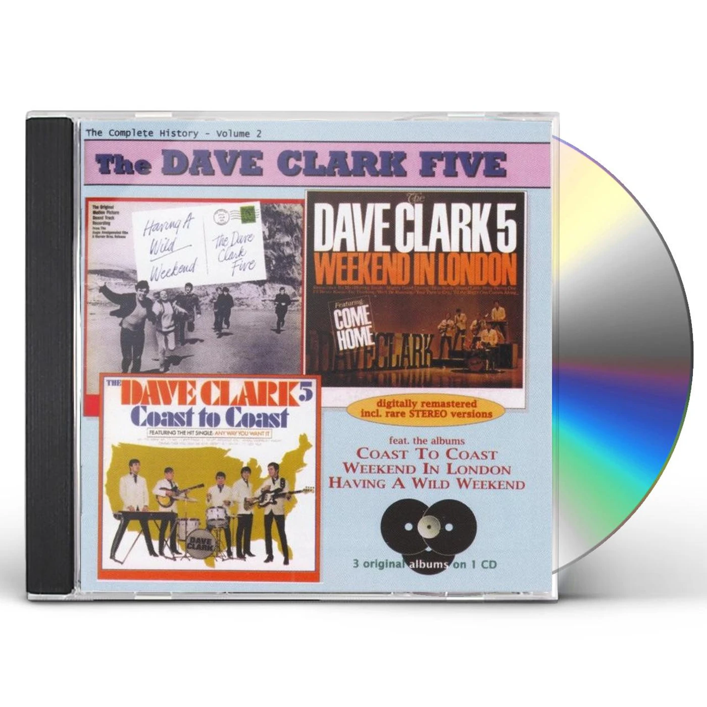The Dave Clark Five VOLUME 2: WILD WEEKEND / LONDON CD