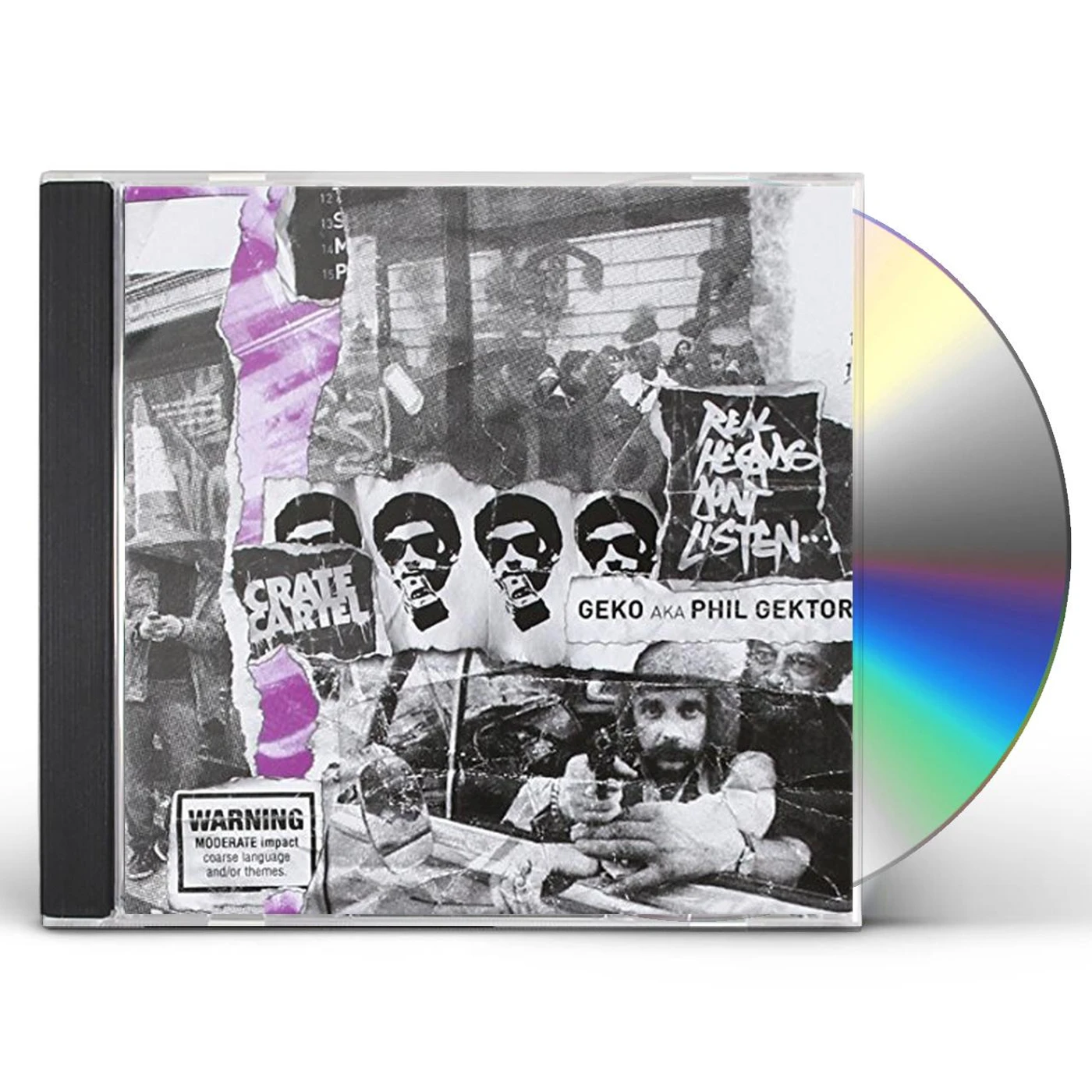 Geko REAL HEADS DON'T LISTEN CD