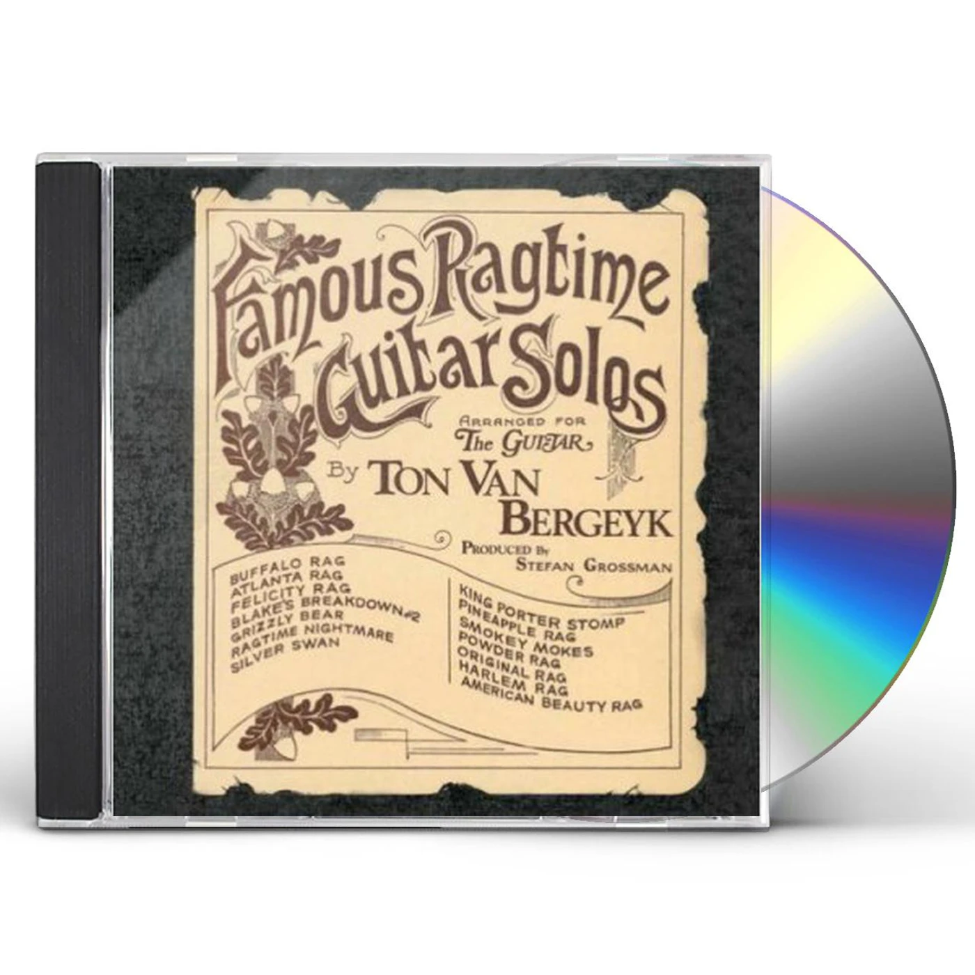 Ton Van Bergeyk FAMOUS RAGTIME GUITAR SOLOS CD