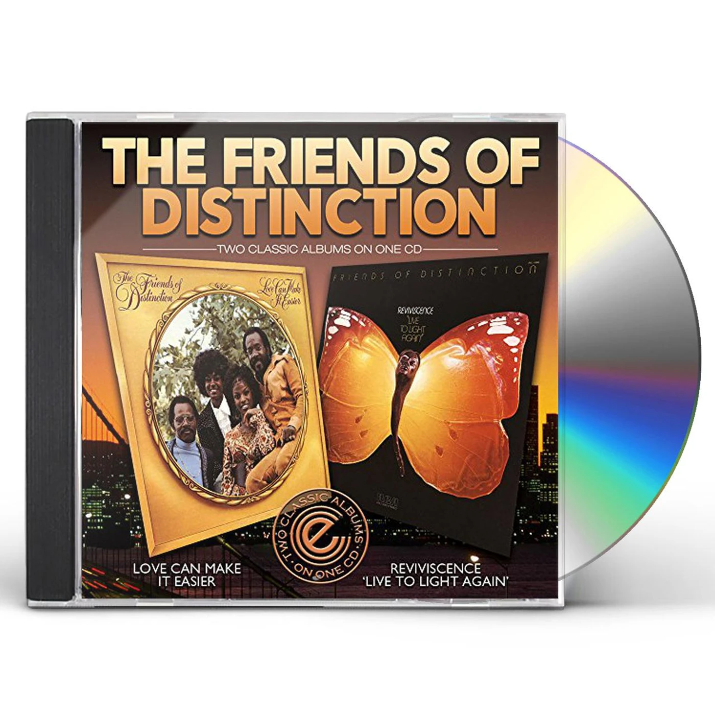 The Friends Of Distinction LOVE CAN MAKE IT EASIER / REVIVISCENCE LIVE TO CD