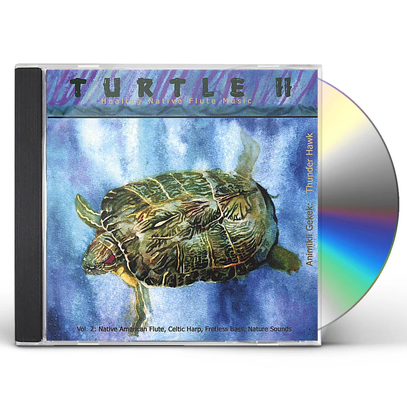 Dennis Hawk TURTLE II HEALING NATIVE FLUTE MUSIC CD