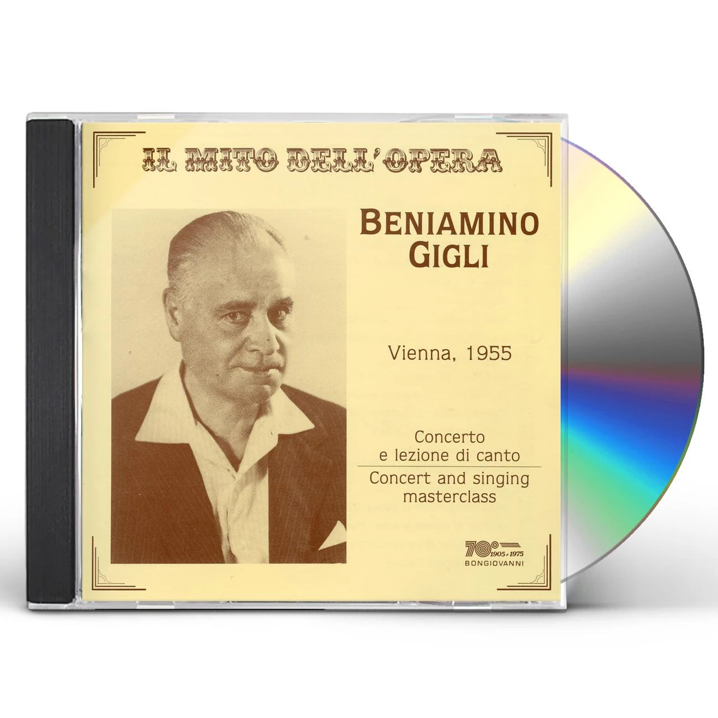 Beniamino Gigli SINGING MASTER CLASS CD