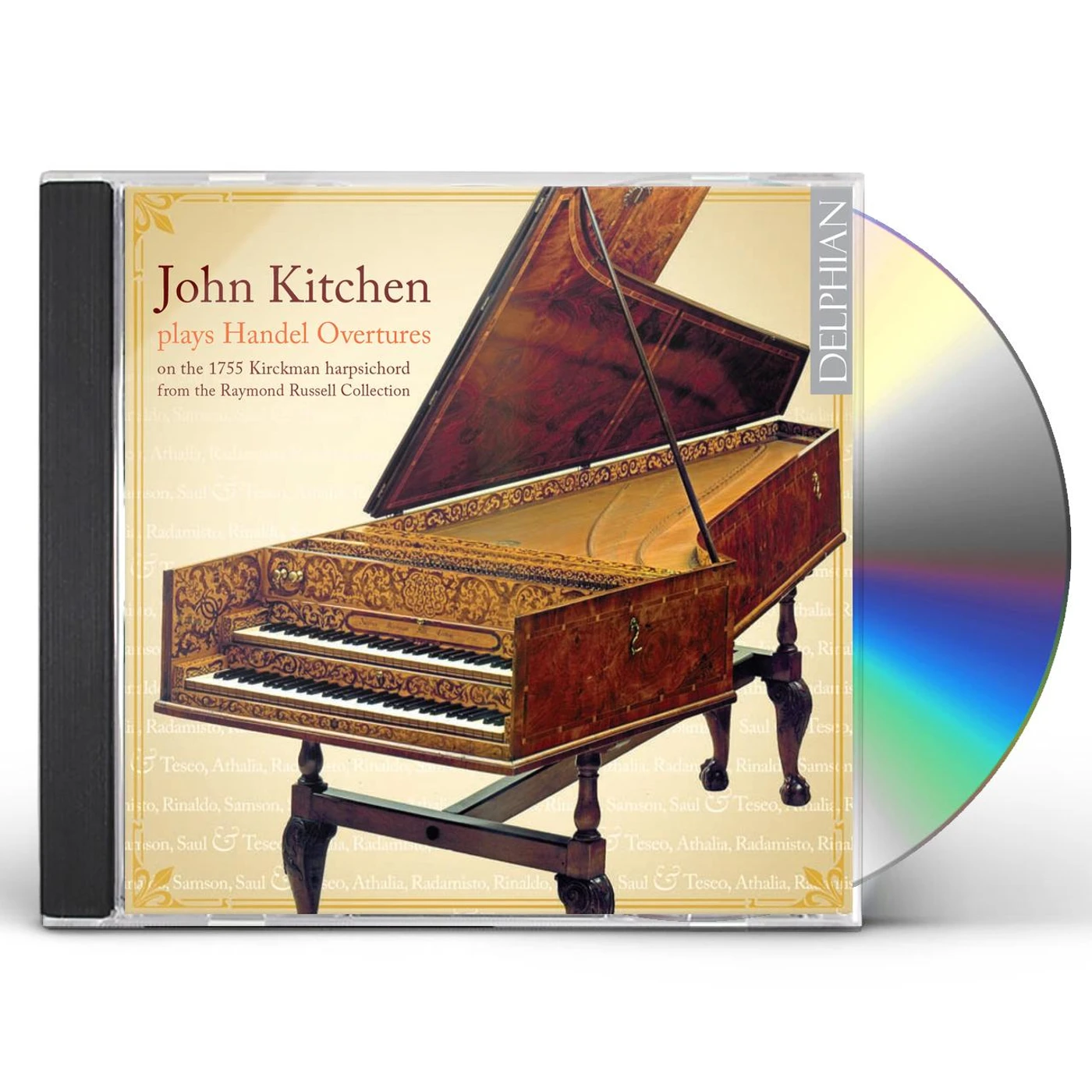 JOHN KITCHEN PLAYS HANDEL OVERTURES CD