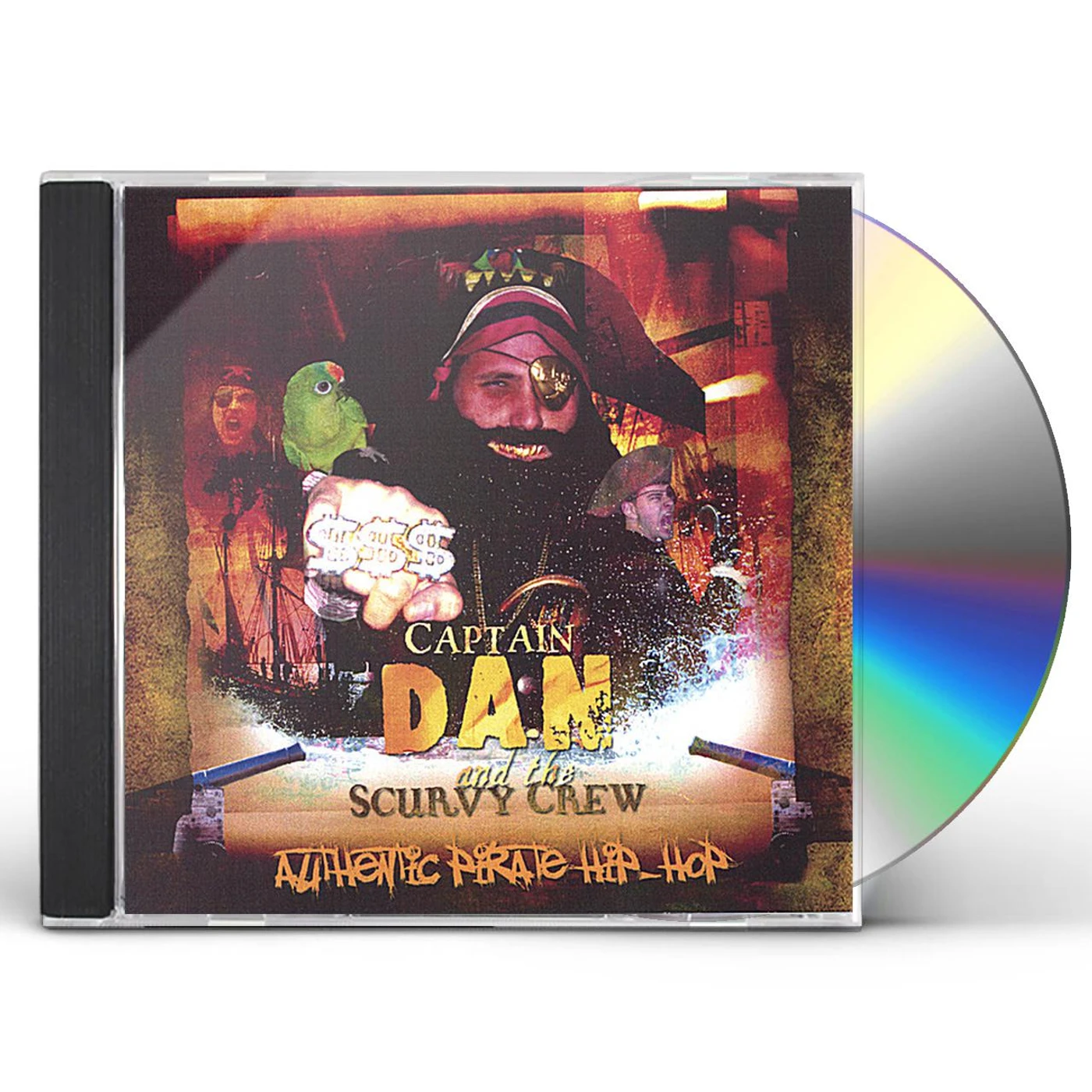 Captain Dan & The Scurvy Crew AUTHENTIC PIRATE HIP HOP CD