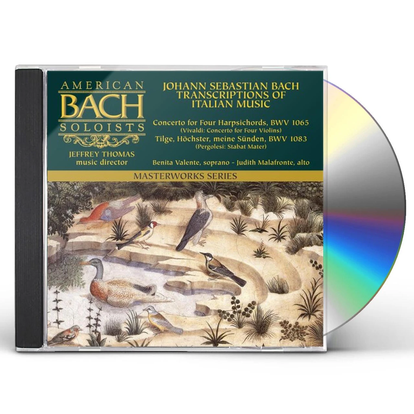 American Bach Soloists BACH ITALIAN TRANSCRIPTIONS: CTO FOR FOUR CD