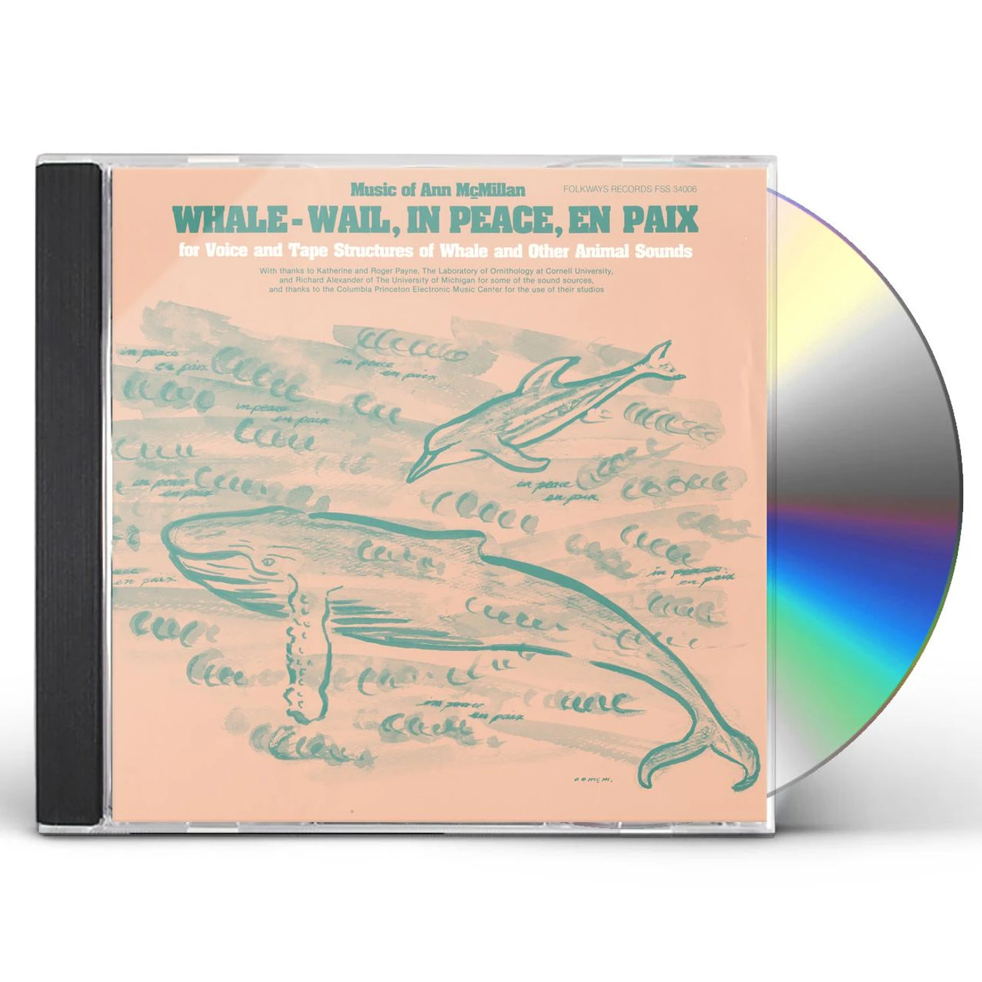 Ann McMillan WHALE - WAIL IN PEACE CD