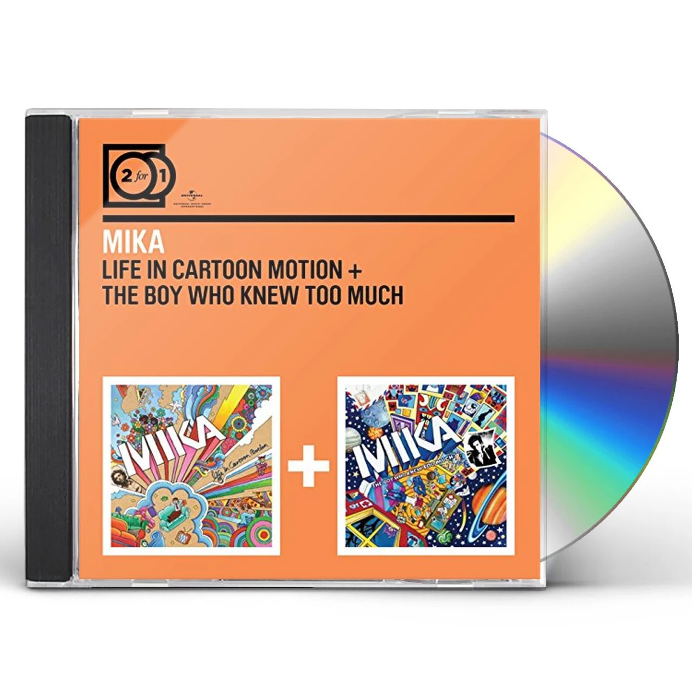MIKA LIFE IN CARTOON MOTION / BOY WHO KNEW TOO MUCH CD