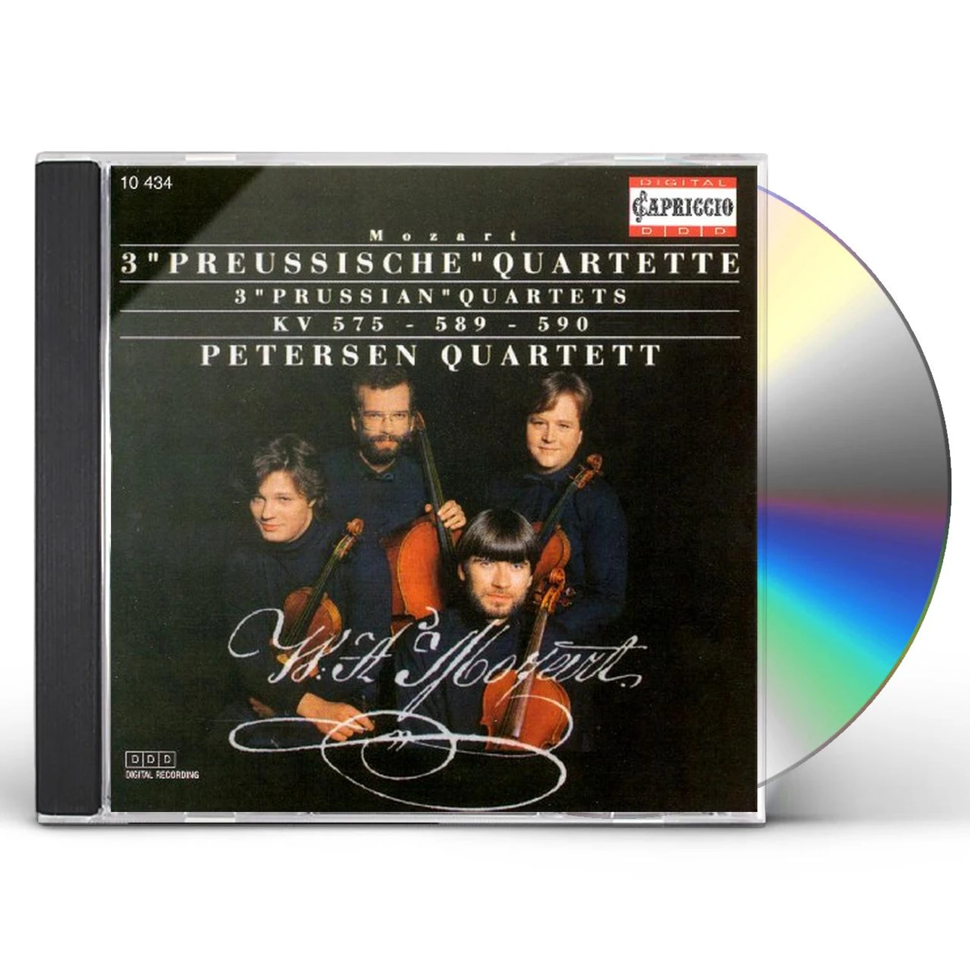Wolfgang Amadeus Mozart 3 PRUSSIAN QUARTETS CD