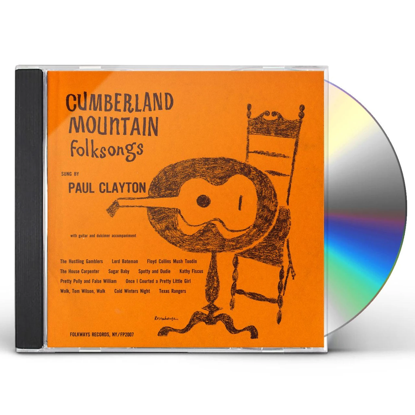 Paul Clayton CUMBERLAND MOUNTAIN FOLKSONGS CD
