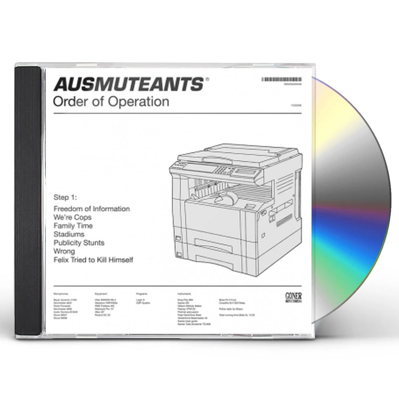 Ausmuteants ORDER OF OPERATION CD