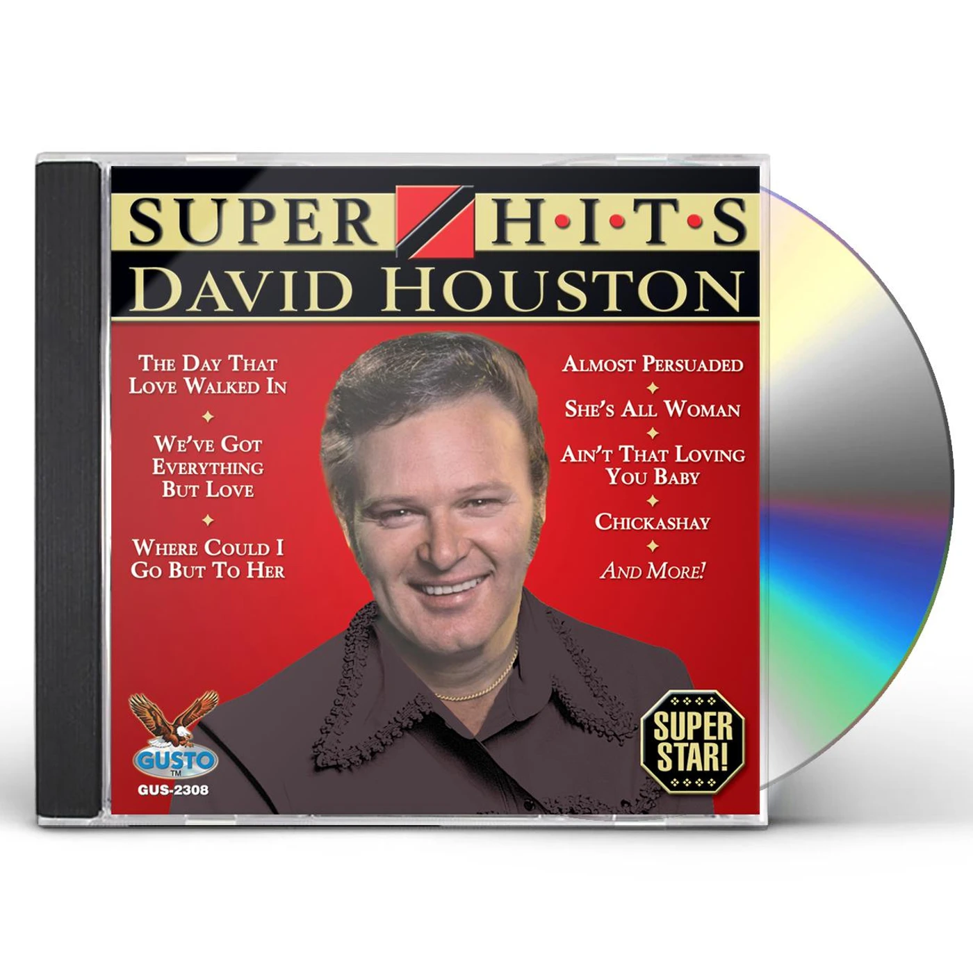 David Houston SUPER HITS CD