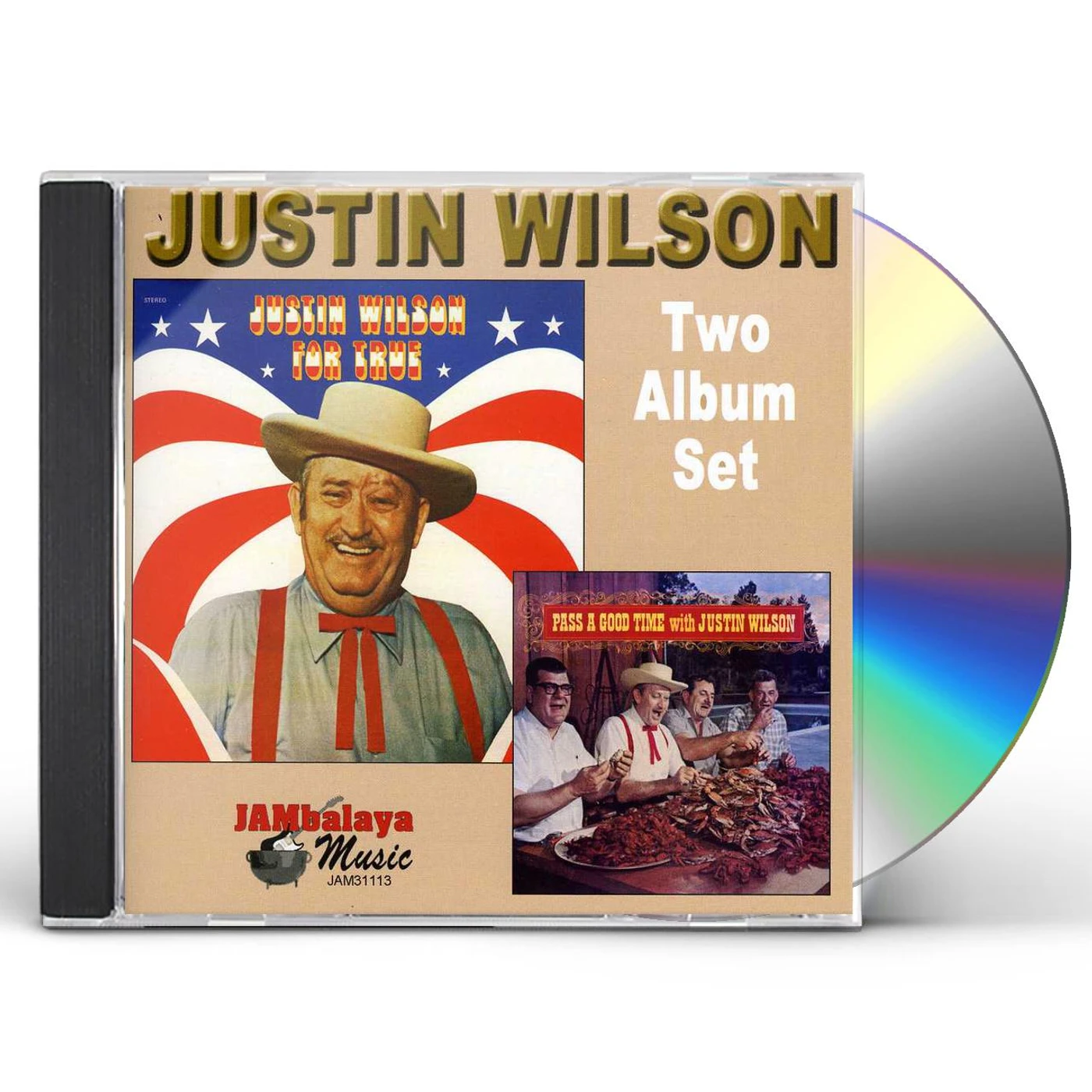 Justin Wilson FOR TRUE / PASS A GOOD TIME CD