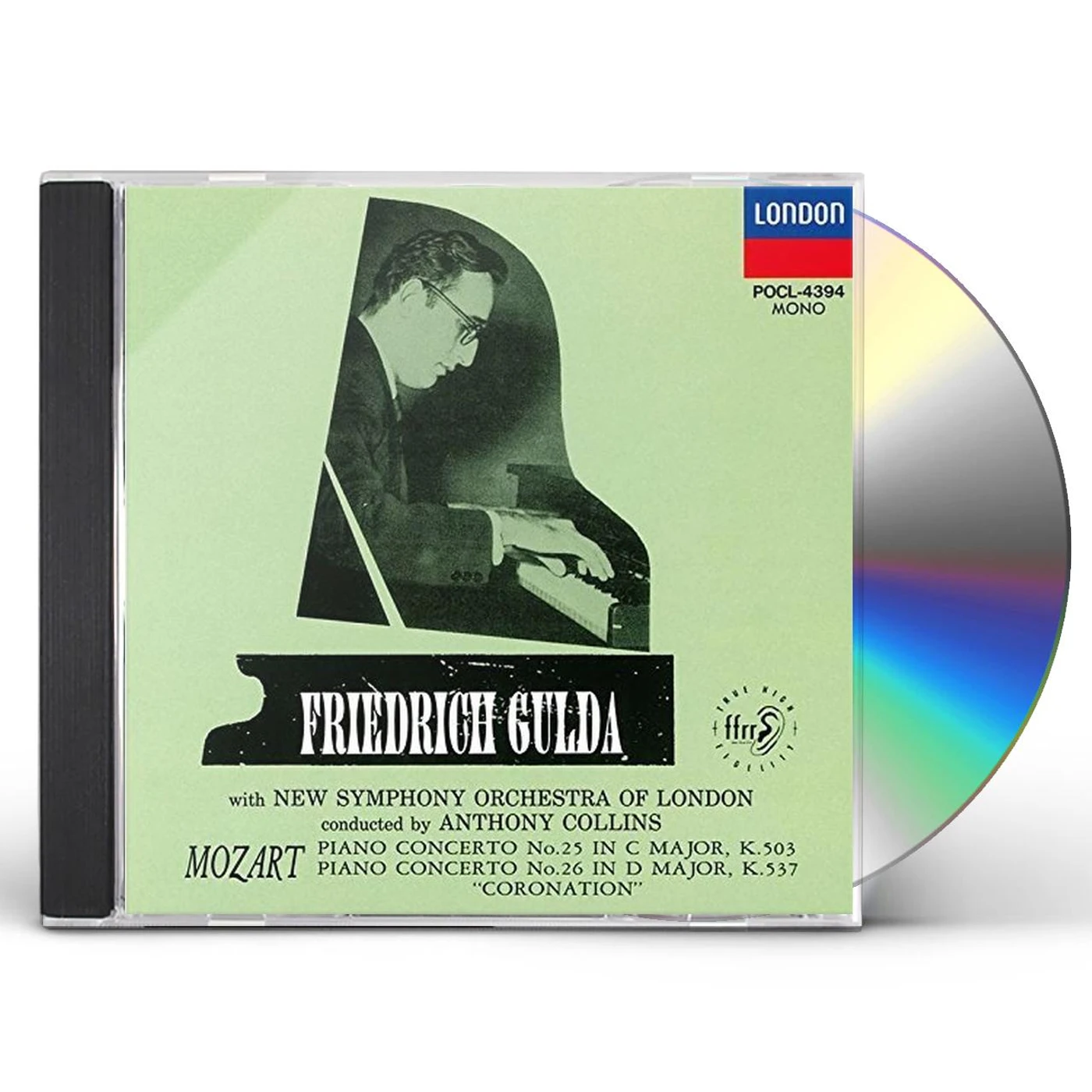 Friedrich Gulda MOZART: PIANO CONCERTO 25./ 26 CD