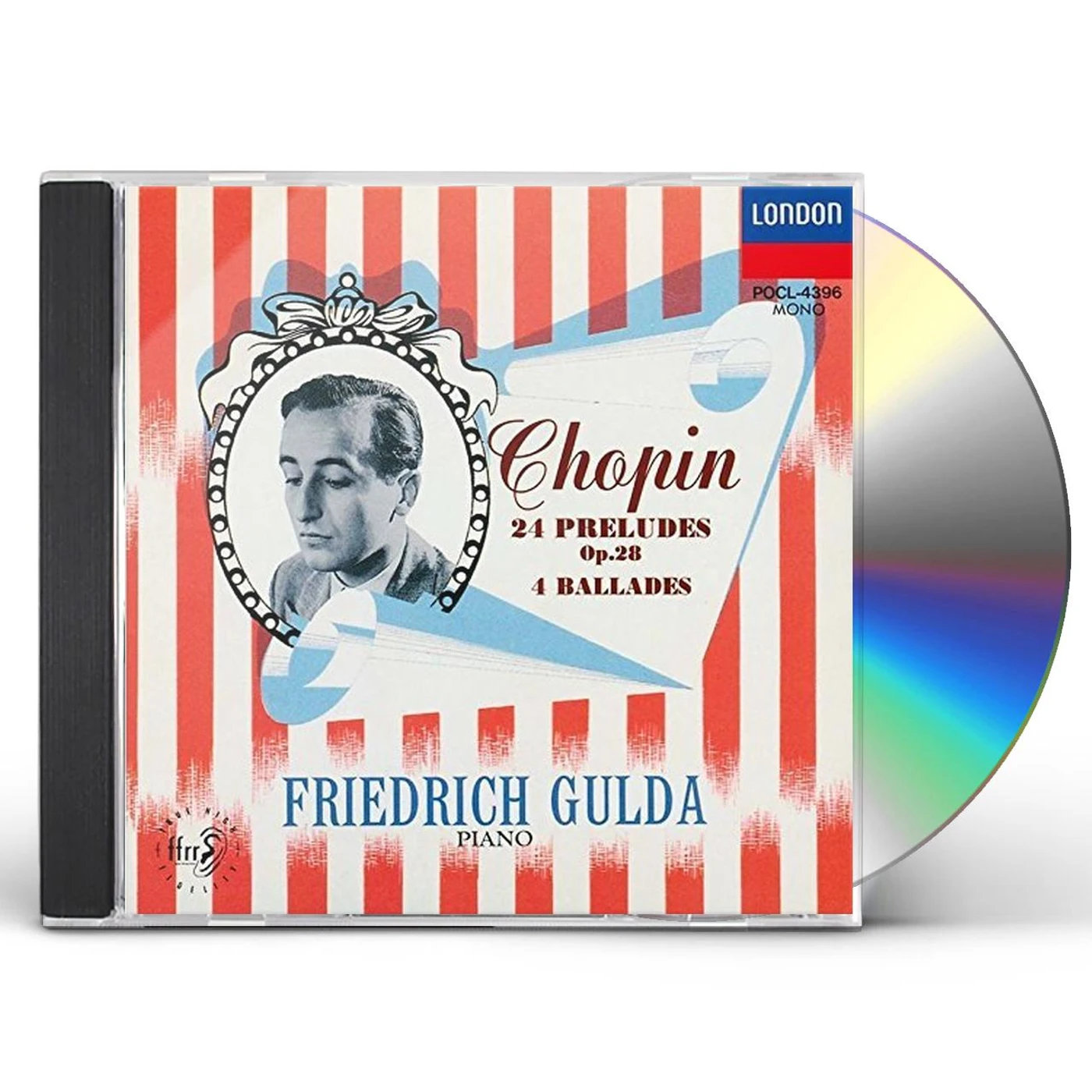 Friedrich Gulda CHOPIN: 24 PRELUDES / 4 BALLADES CD