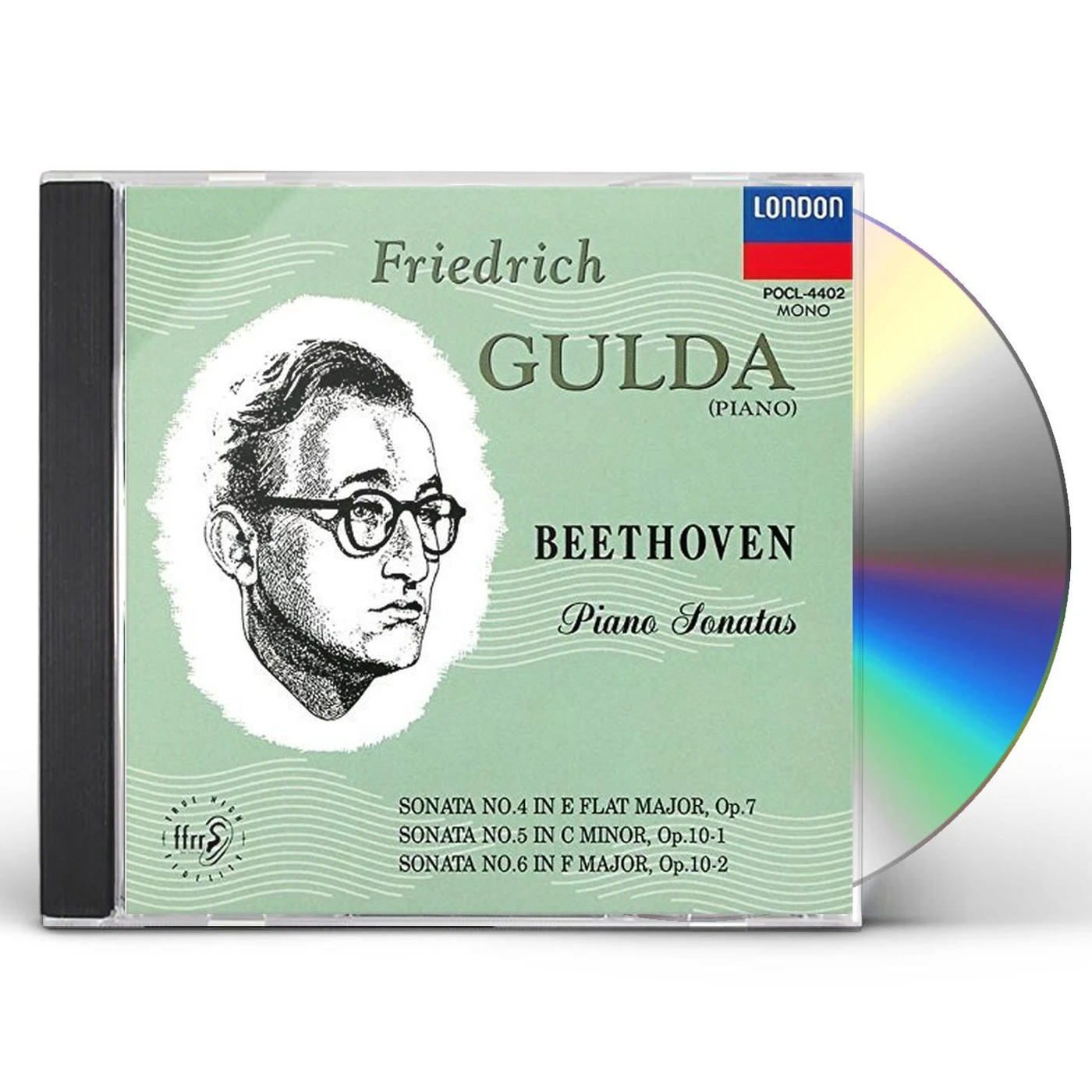 Friedrich Gulda BEETHOVEN: PIANO SONATAS 4 & 5 CD