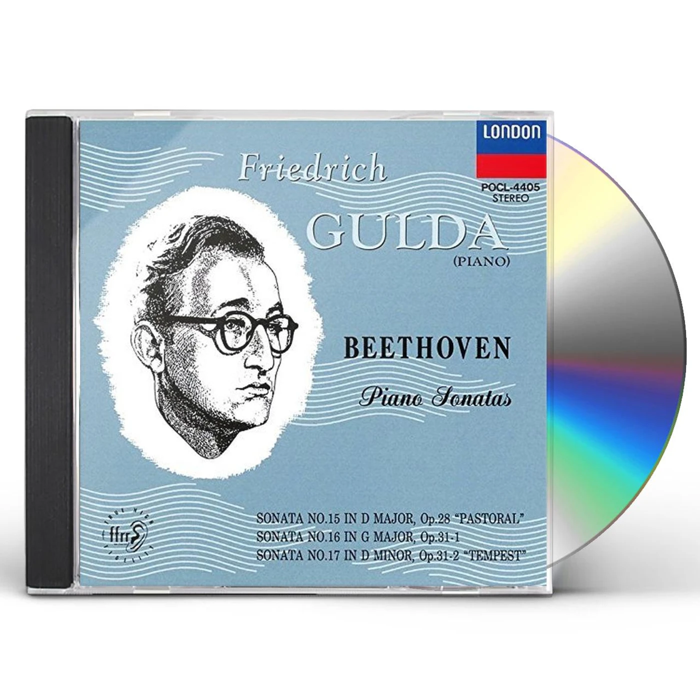 Friedrich Gulda BEETHOVEN: PIANO SONATAS 15 & 16 CD