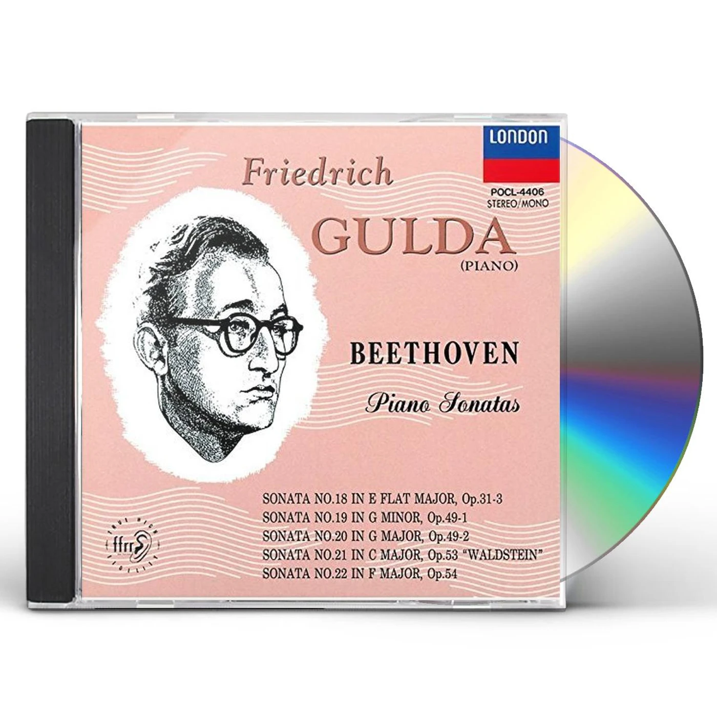 Friedrich Gulda BEETHOVEN: PIANO SONATAS 18 & 19 CD